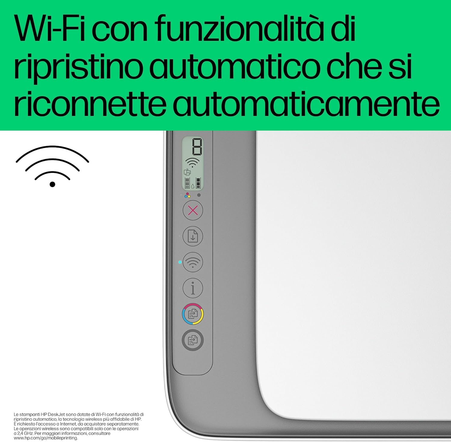 Hp DeskJet 2820e - Stampante Multifunzione A4 a Colori - immagine 7