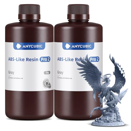 ANYCUBIC Resina ABS-Like Pro 2 per Stampante 3D, Grigio