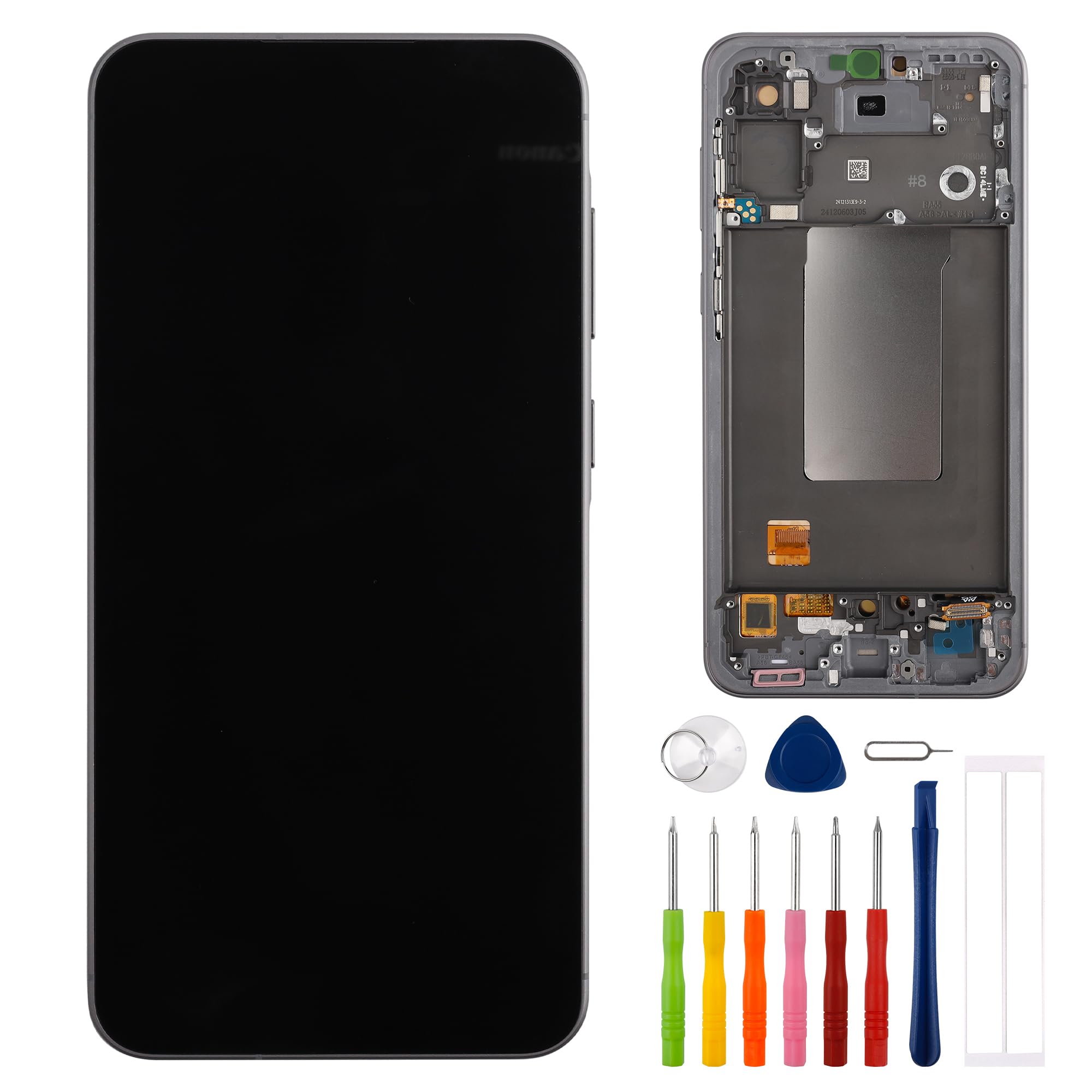 OLED Display Ricambio per Samsung Galaxy A56 5G, Nero