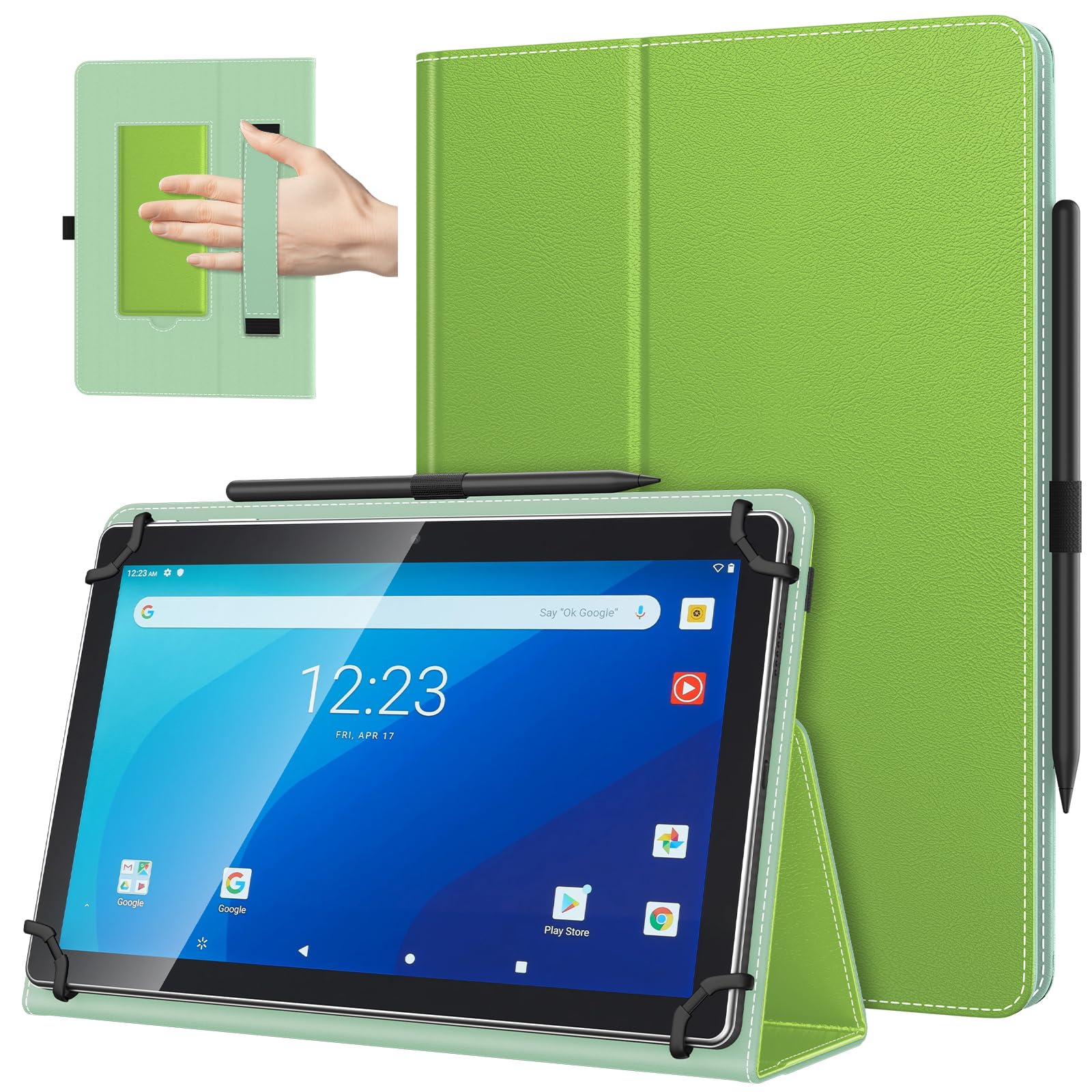 Timovo Custodia Universale Tablet 9,6-11 Pollici, Verde