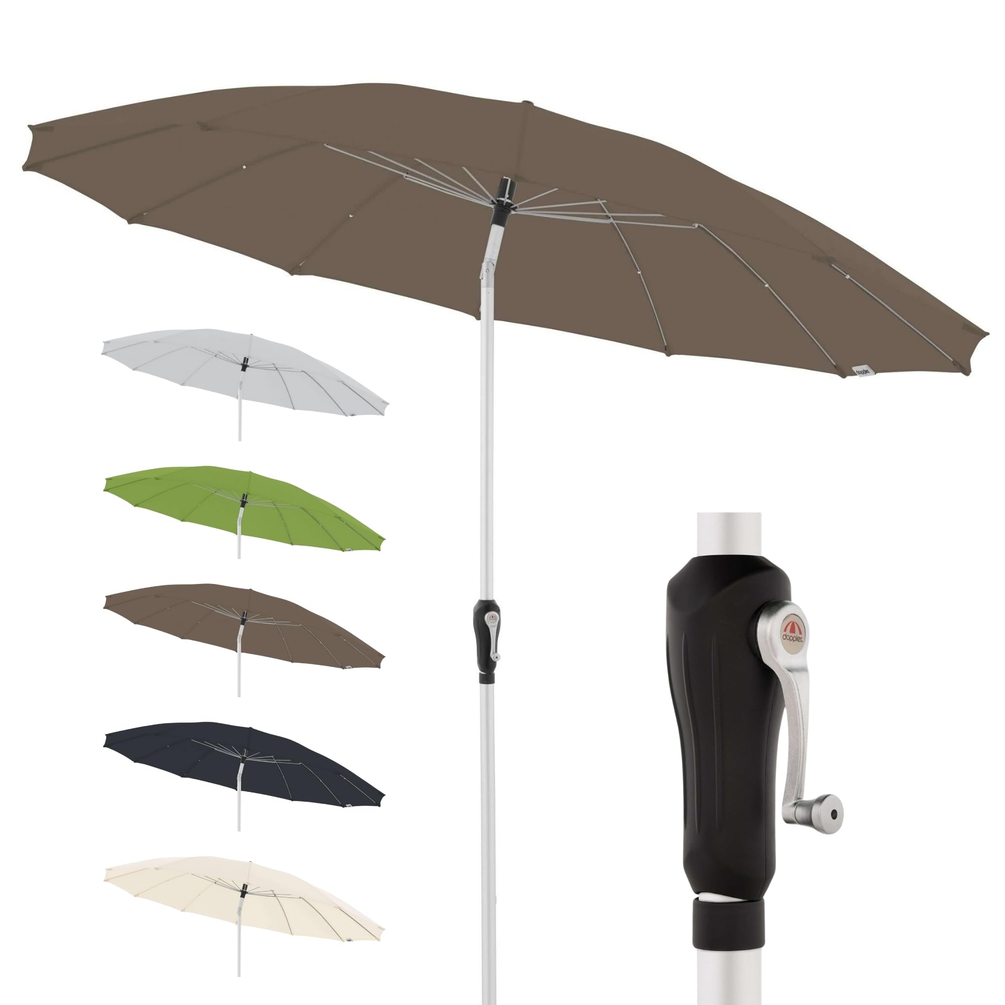 Doppler Ombrellone da Giardino in Alluminio 250cm