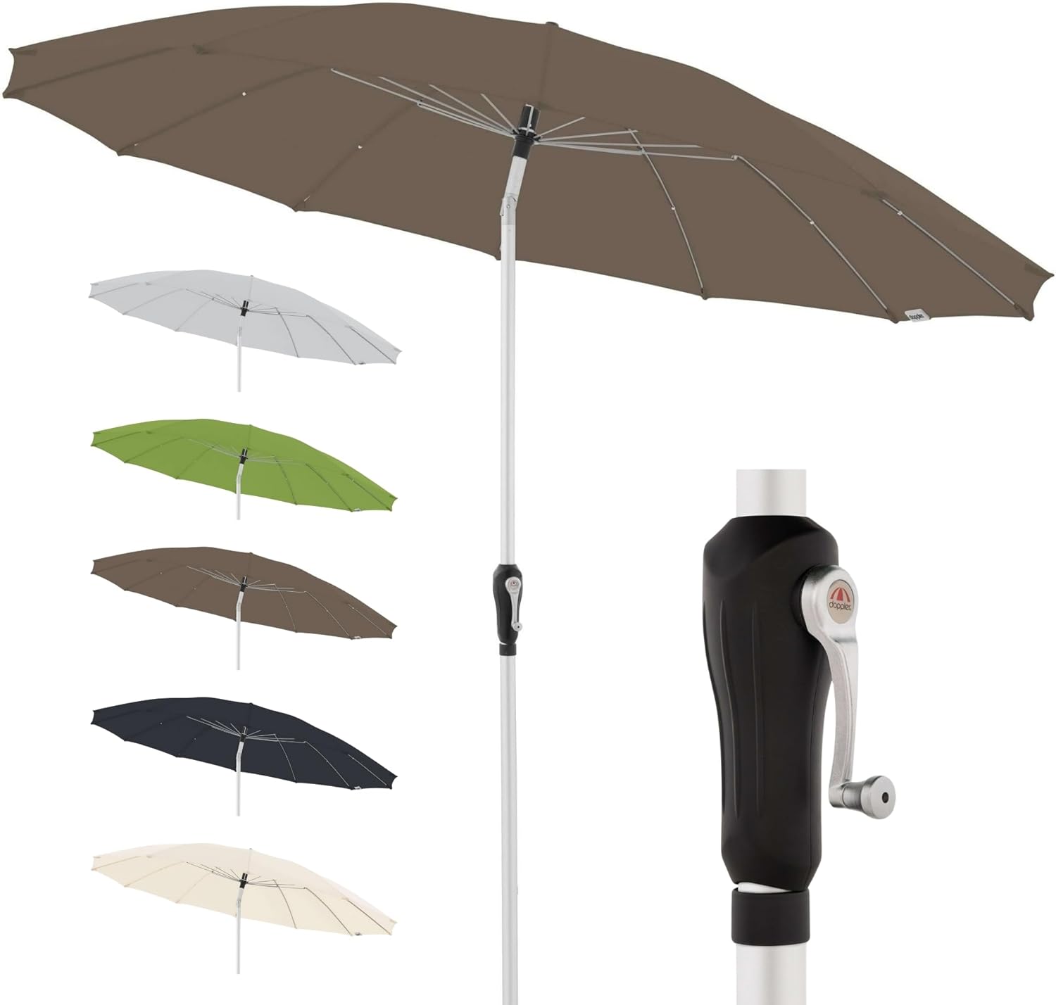 Doppler Ombrellone da Giardino in Alluminio 250cm - immagine 1