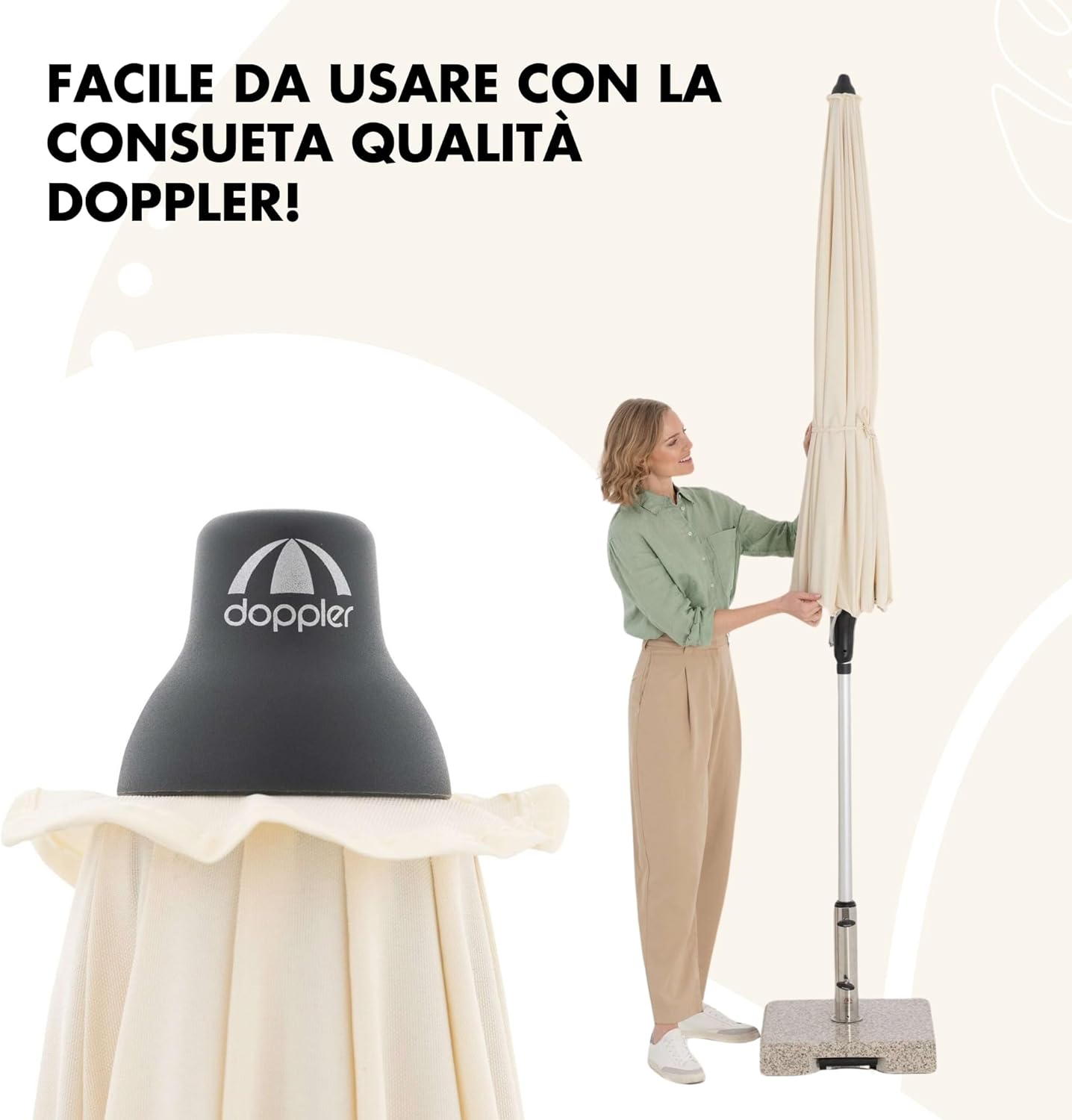 Doppler Ombrellone da Giardino in Alluminio 250cm - immagine 5
