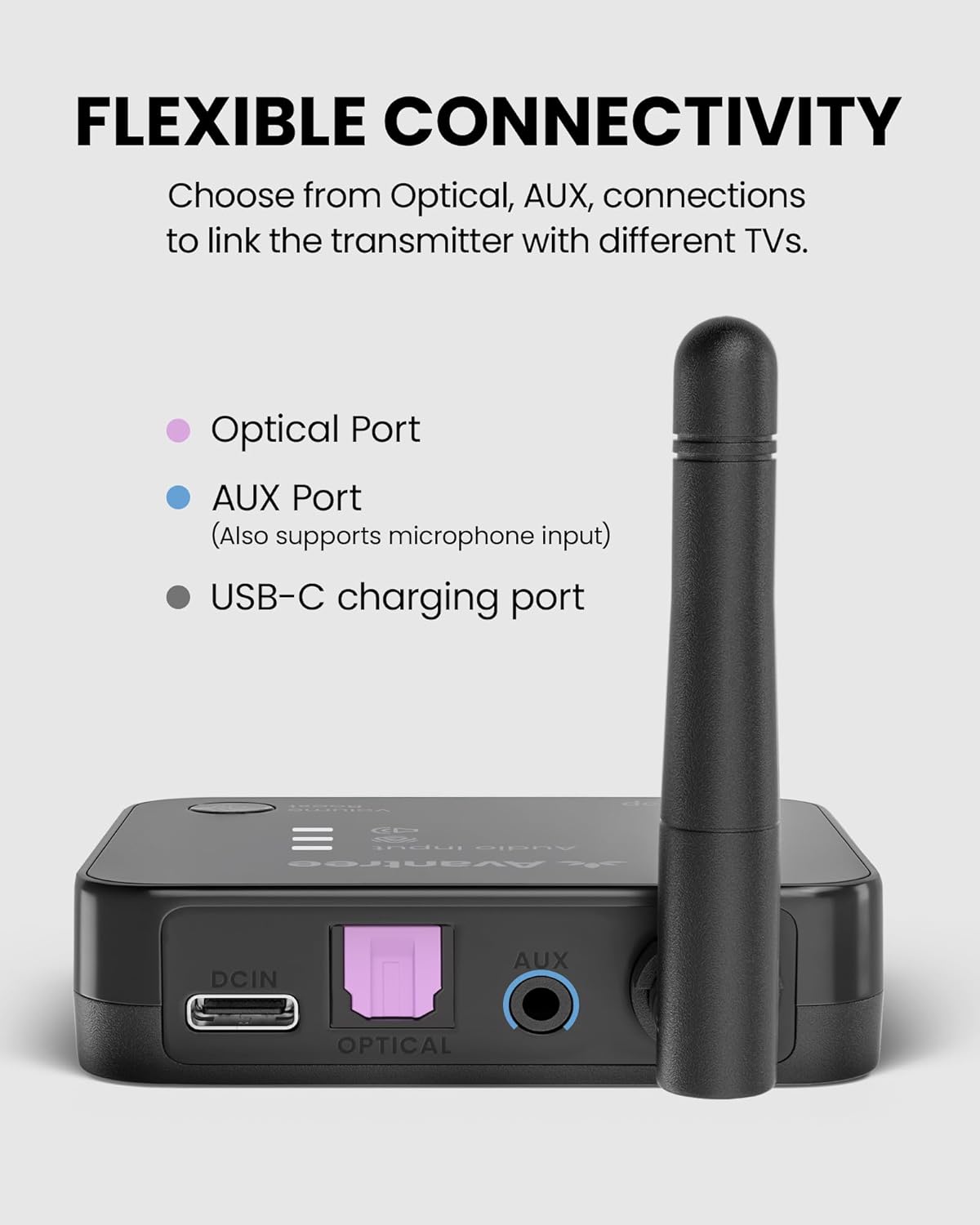 Avantree Aura Loop Dual – Auricolari TV Wireless Auracast - immagine 7