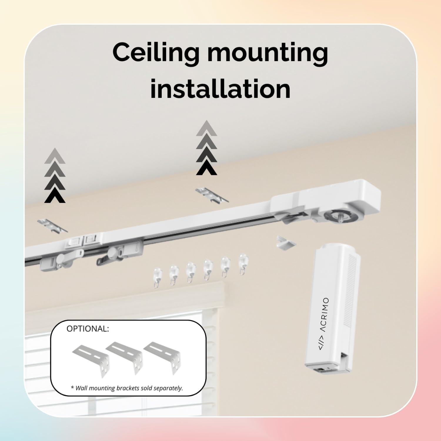 Binario per Tende Motorizzato Smart Track con Telecomando - immagine 5