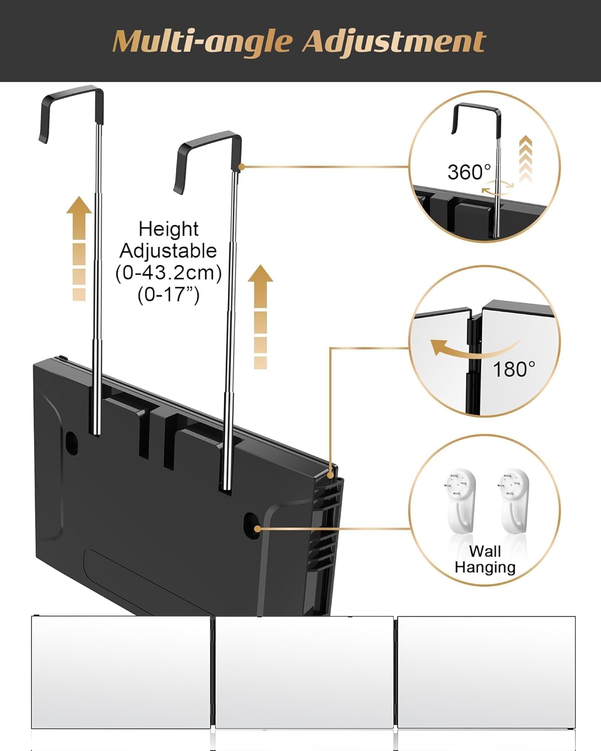 Jusron Specchio Autofocalizzato 360 Gradi HD - immagine 2