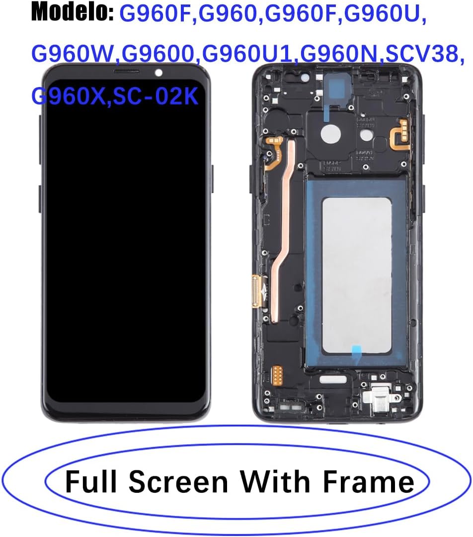 HLYGZX Display Ricambio per Samsung Galaxy S9 LCD TFT - immagine 2