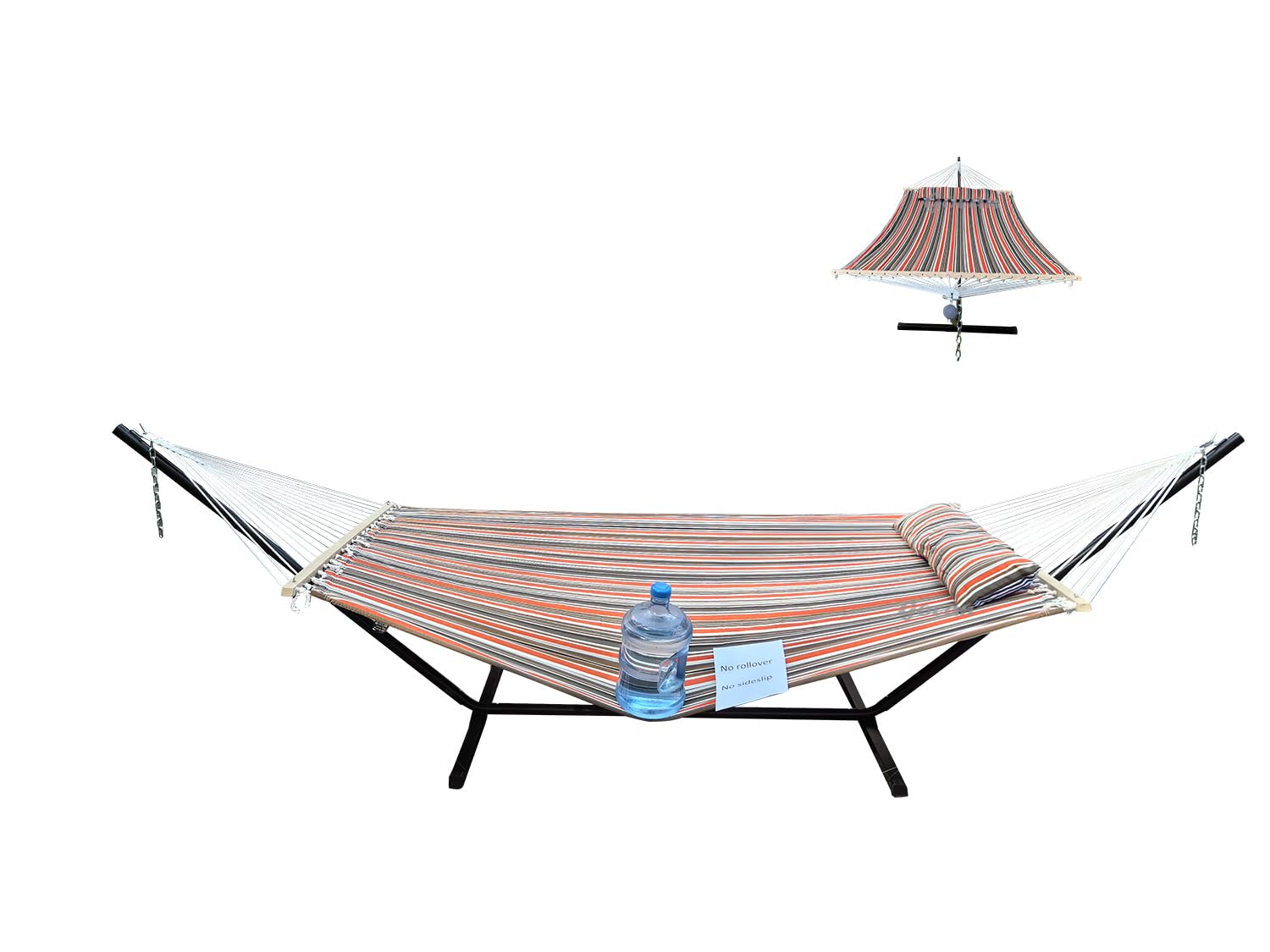 Amaca Doppia Trapuntata con Aste di Espansione