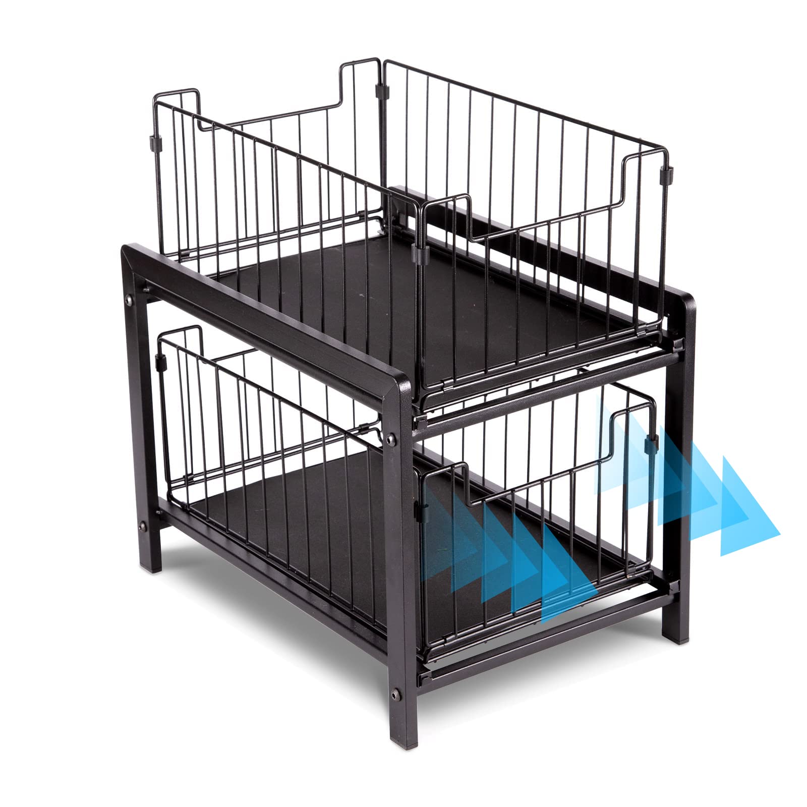 VINILITE Organizer Sottolavello Cucina con 2 Cestelli Estraibili