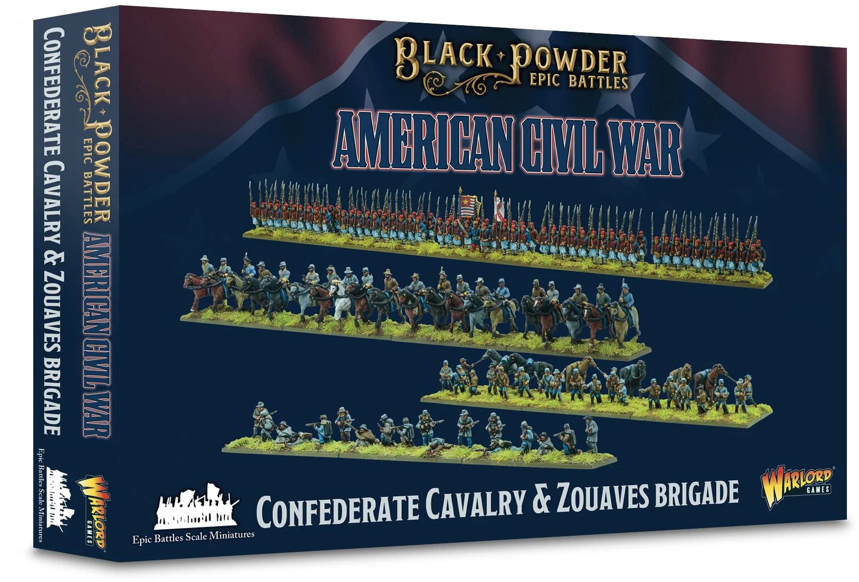 Warlord Games Battaglie Epiche - Cavalleria Confederata