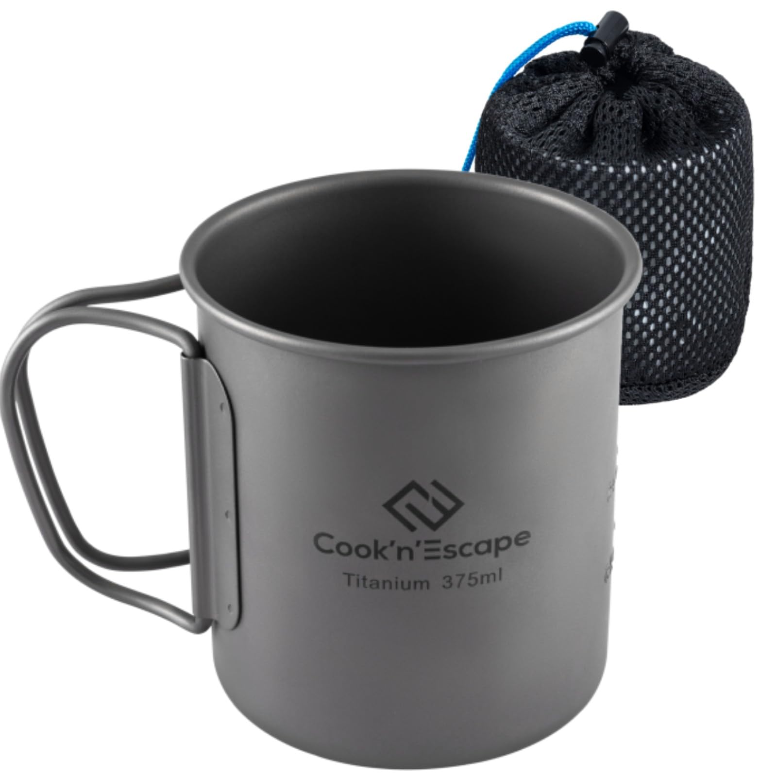 Cook'n'escape Tazza Campeggio Titanio Ultraleggero 375 ml