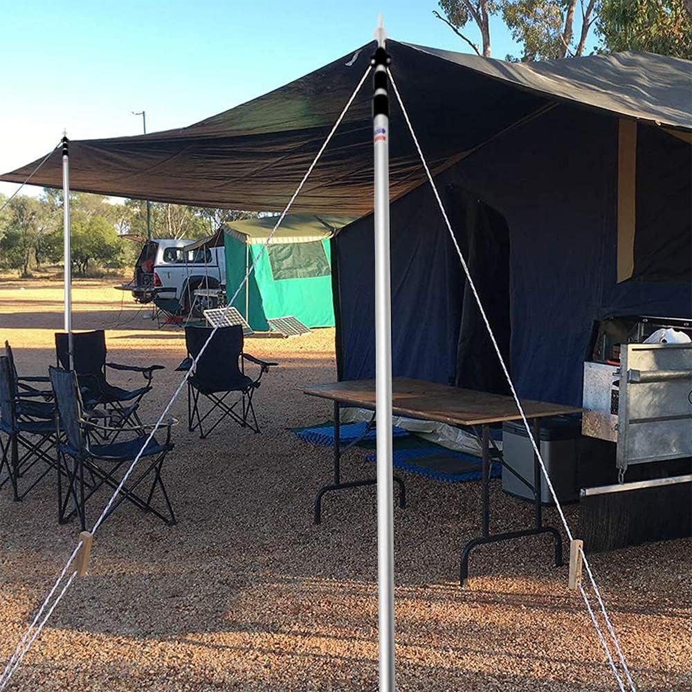 2 Pali Telescopici in Alluminio 2.3m per Tenda - immagine 2