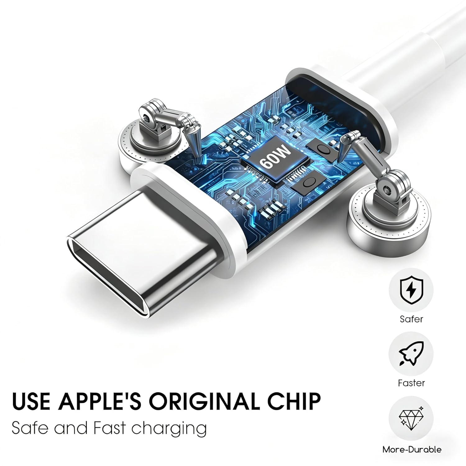 Cavo USB C a USB C 60W [2 Pezzi] - immagine 2