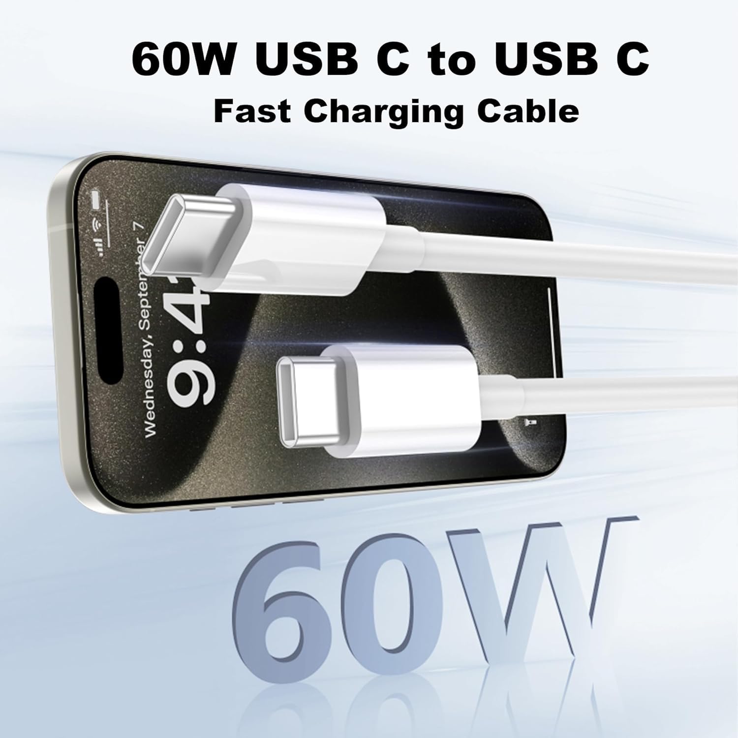 Cavo USB C a USB C 60W [2 Pezzi] - immagine 3