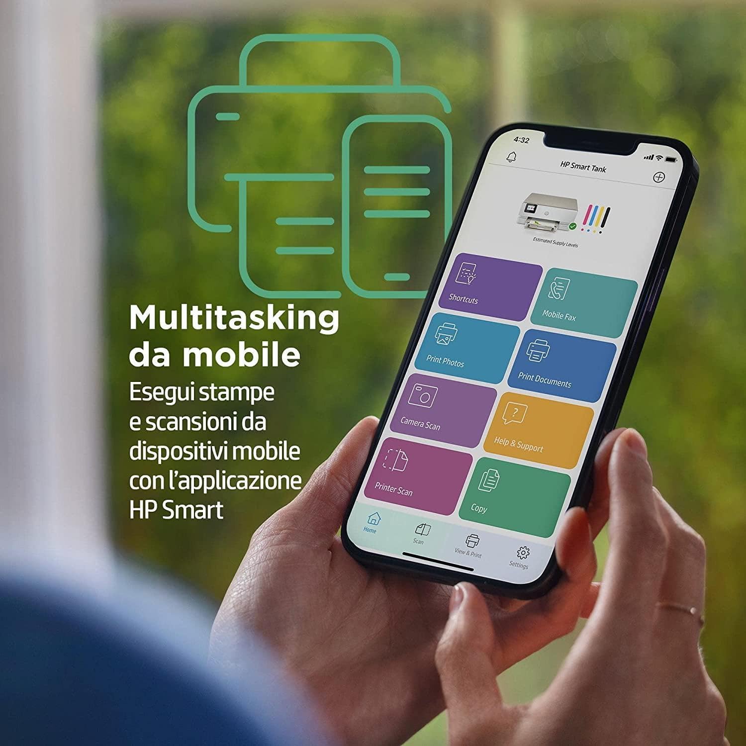 Hp Envy 6020e Stampante Multifunzione A4 a Colori, Bianca - immagine 10