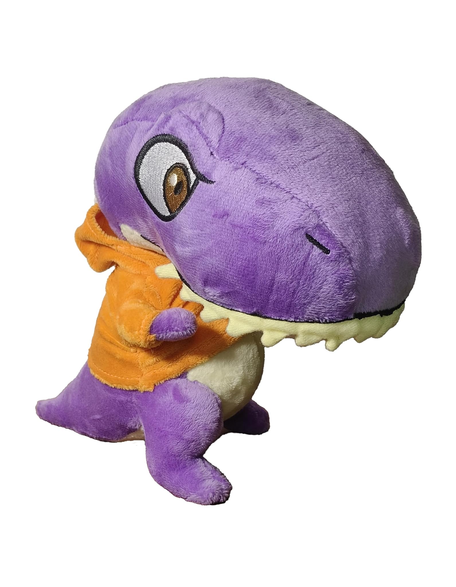 Peluche Vastatore T-Rex Viola Morbido 25 cm