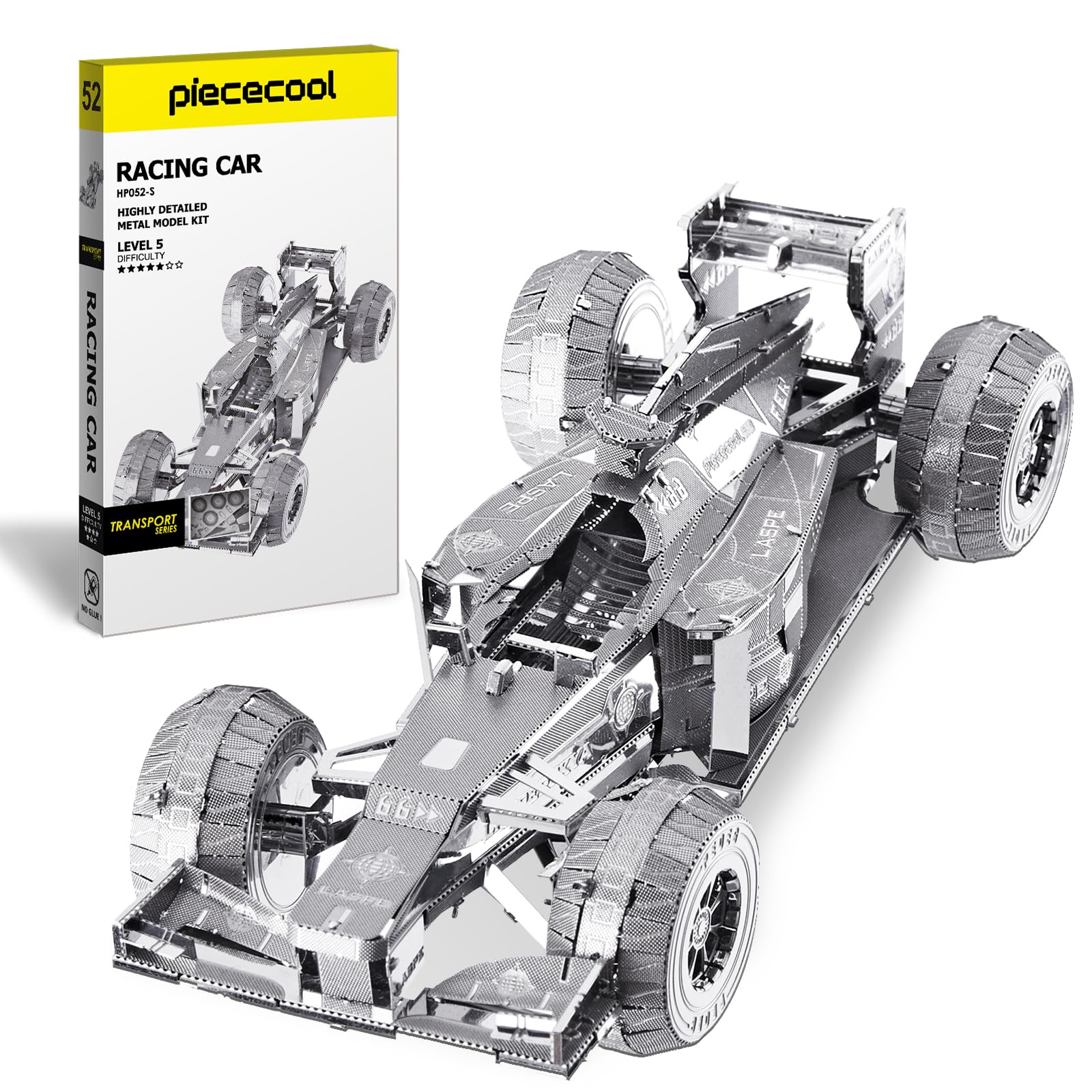 Piececool Puzzle 3D Metallo, Modellismo Luoghi di Formula Racing, 3D Puzzle de Paris Modellino Giocattoli per Adulti e Adolescenti,Regalo per Uomini e Donne