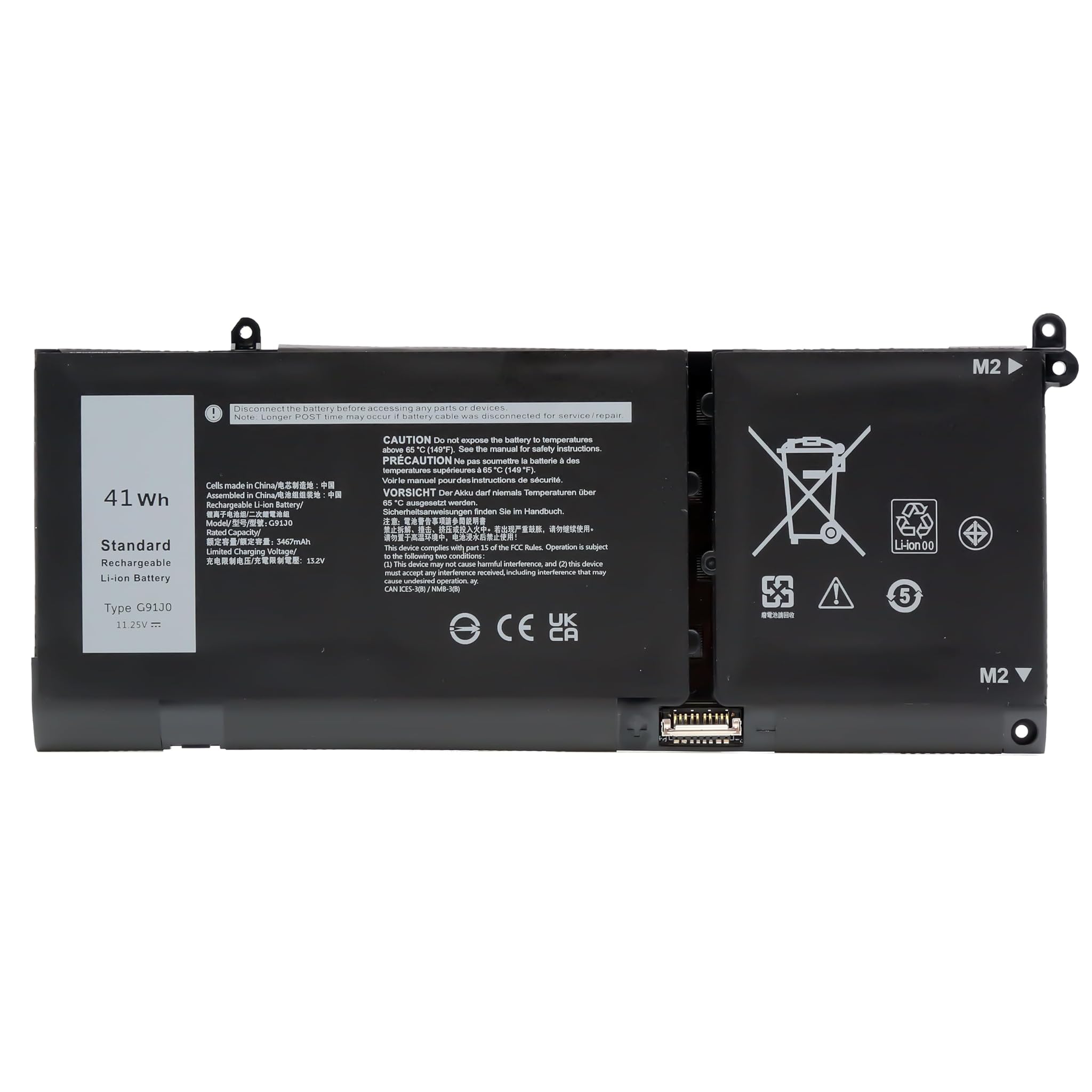 Blesys G91J0 - Batteria per Dell Latitude e Inspiron