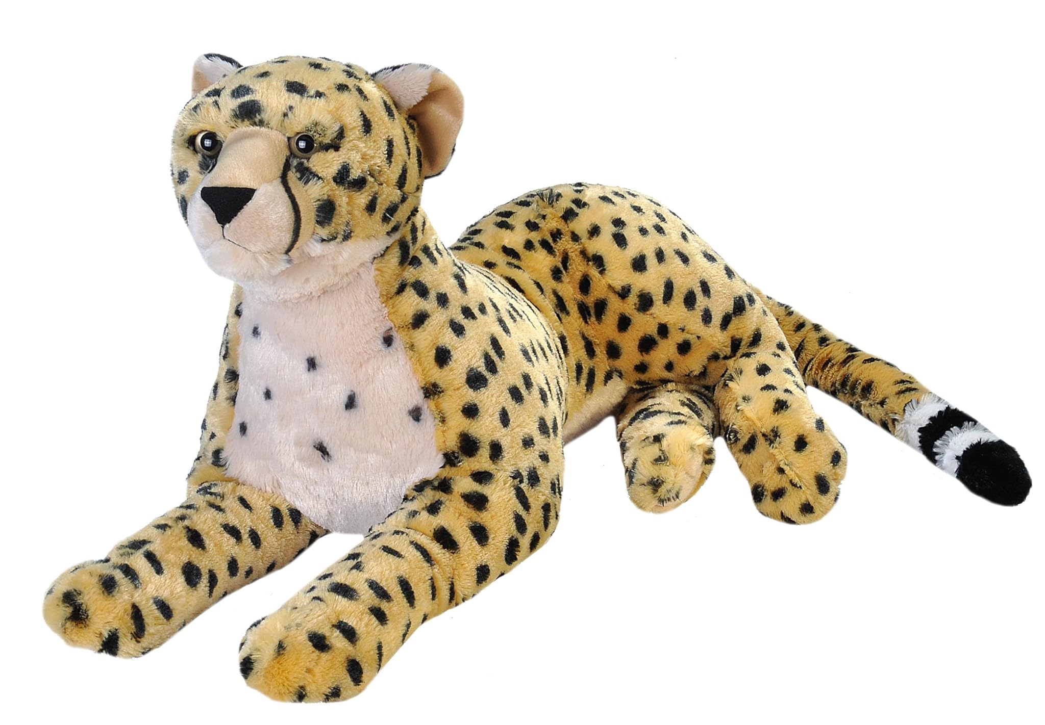 Wild Republic- Cuddlekins Jumbo Cheetah Animali, Colore Ghepardo, 19553