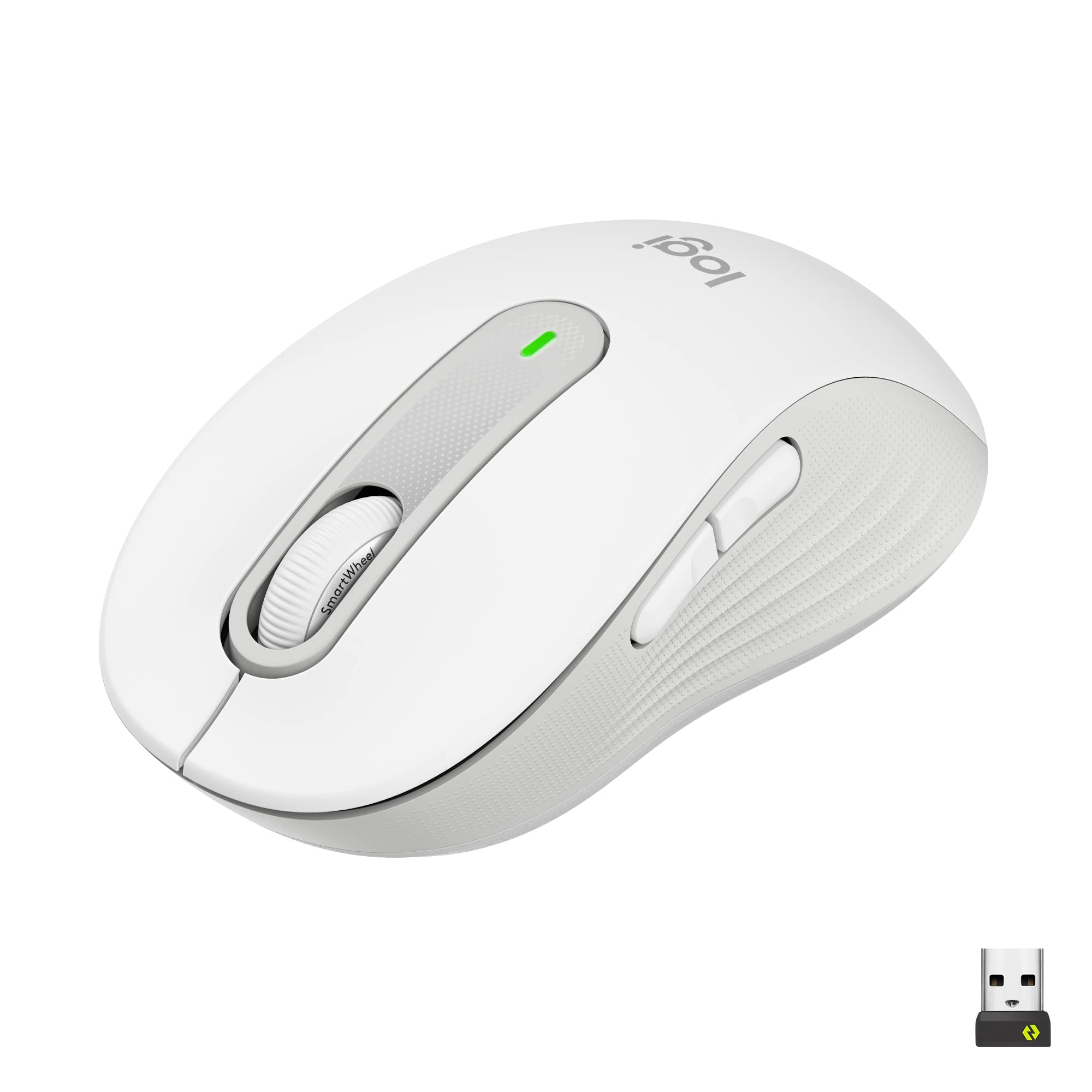 Logitech Signature M650 - Mouse Wireless, Bianco