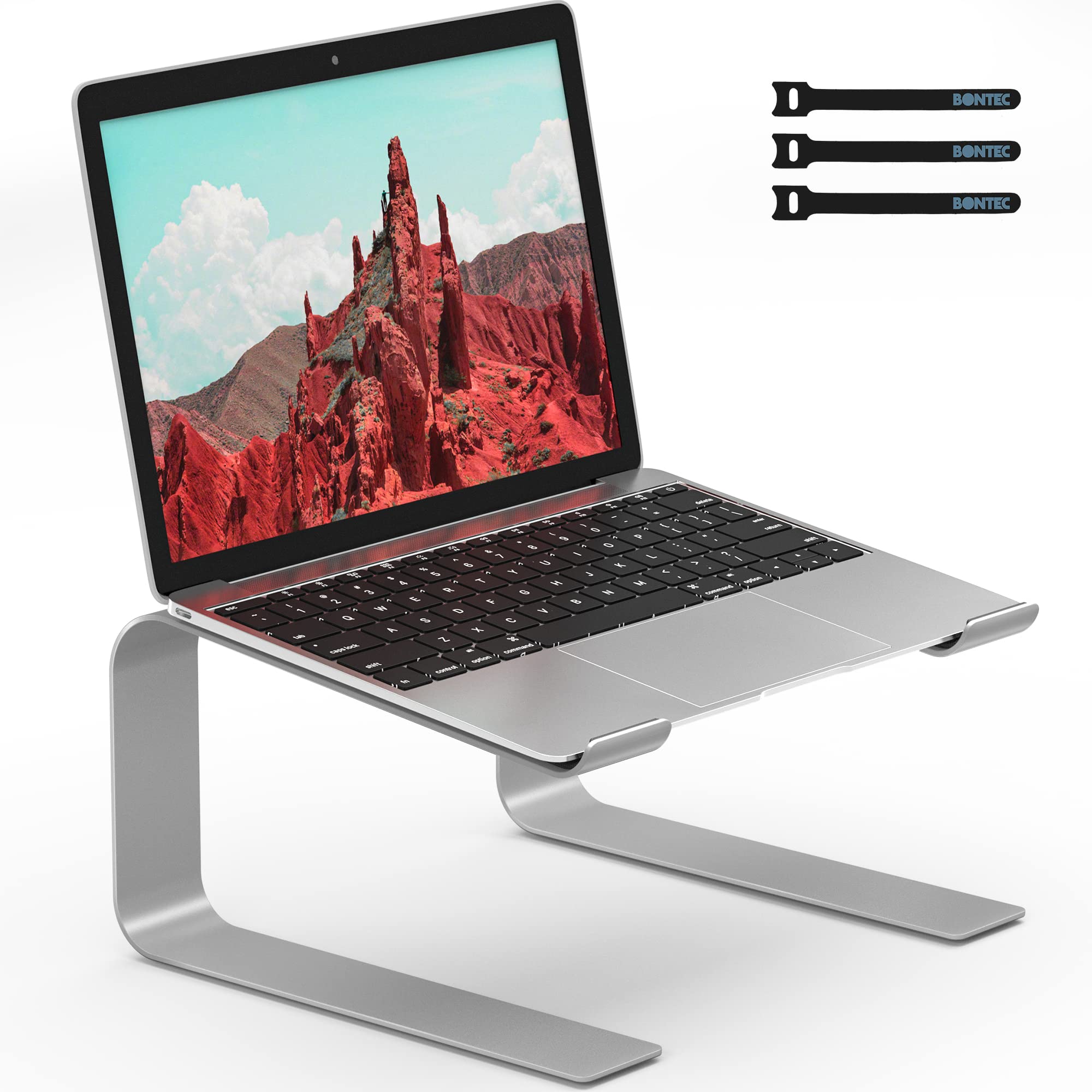 Bontec Supporto PC Portatile 10-17.3 Pollici - Argento