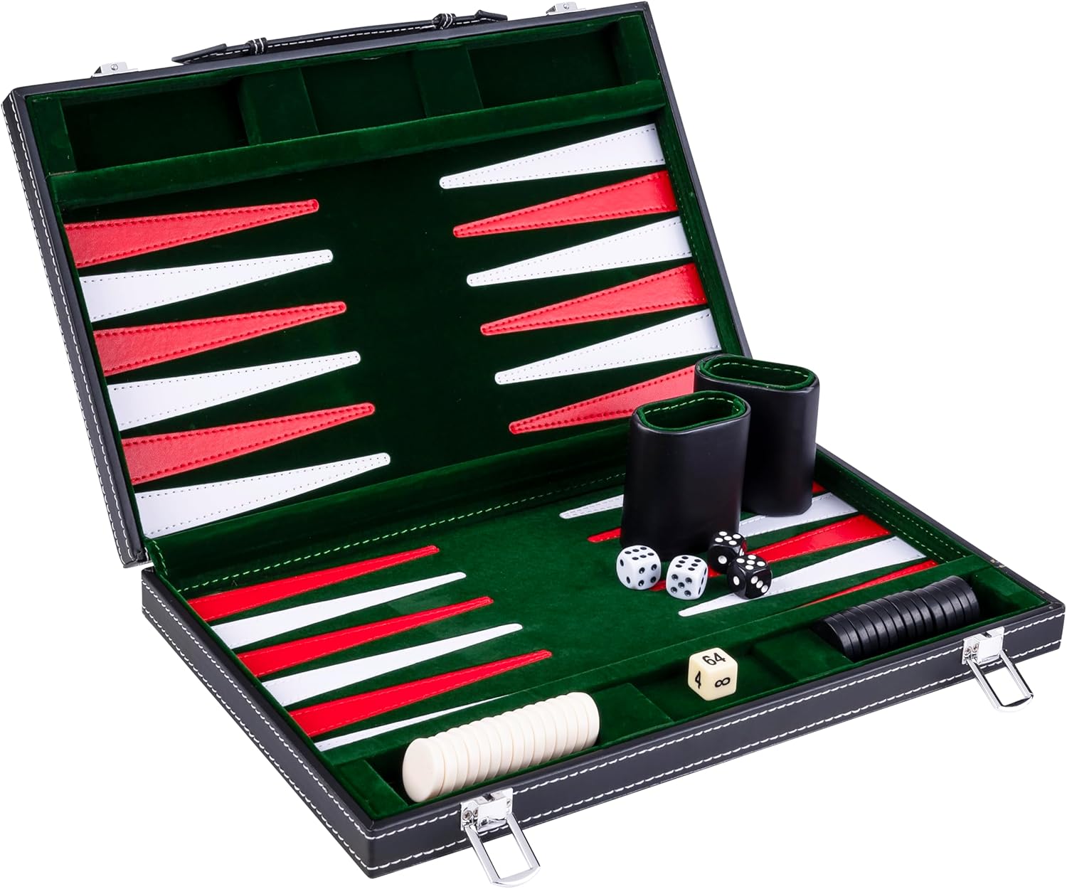 Engelhart Backgammon 15” (38 cm) Similpelle Cucita - immagine 1