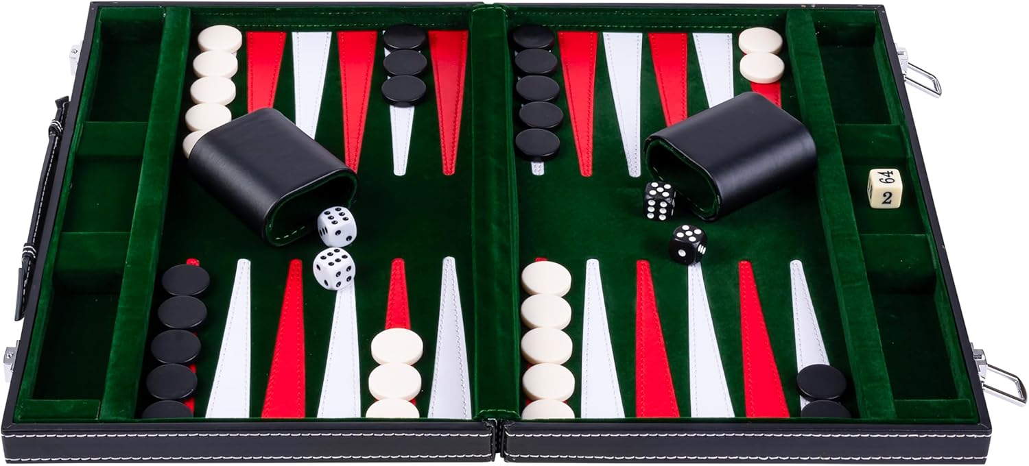 Engelhart Backgammon 15” (38 cm) Similpelle Cucita - immagine 2