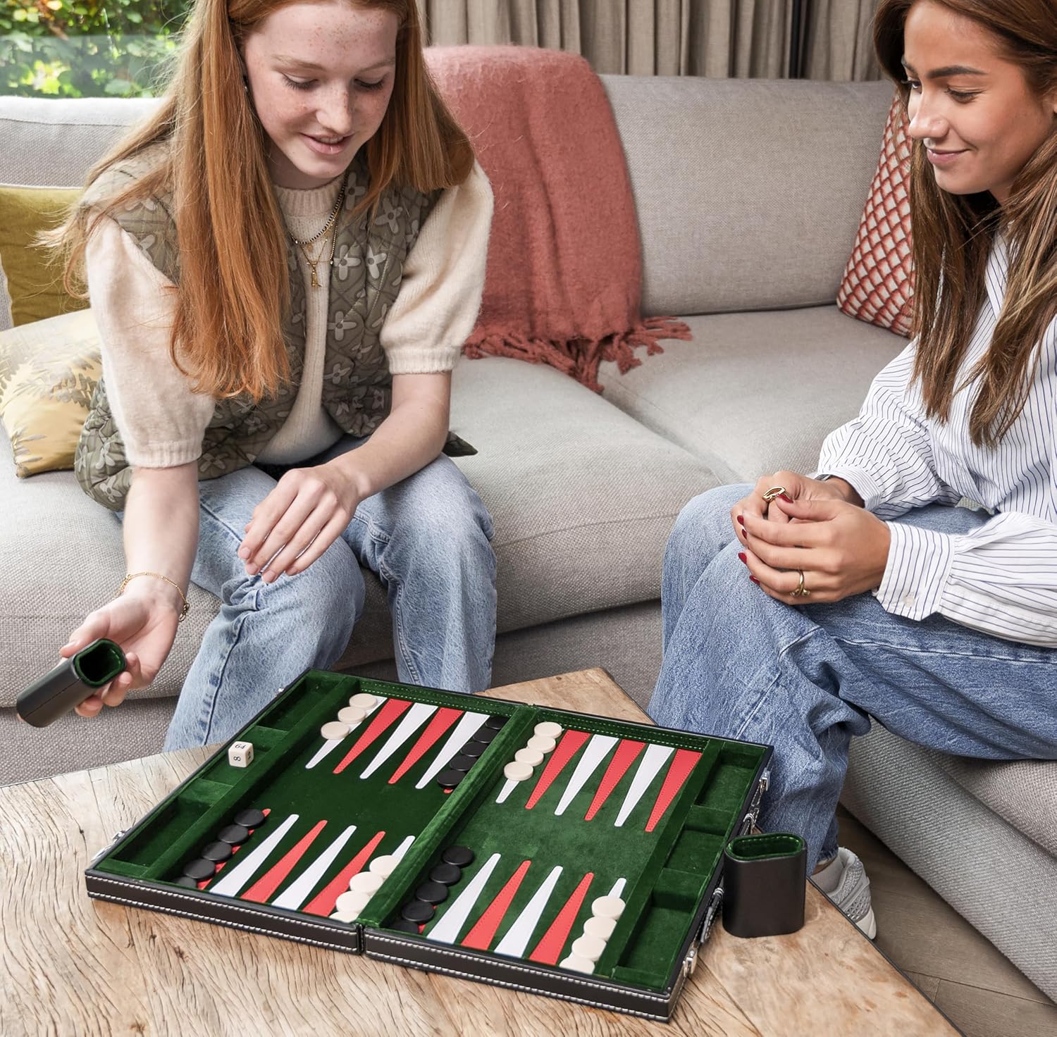 Engelhart Backgammon 15” (38 cm) Similpelle Cucita - immagine 4