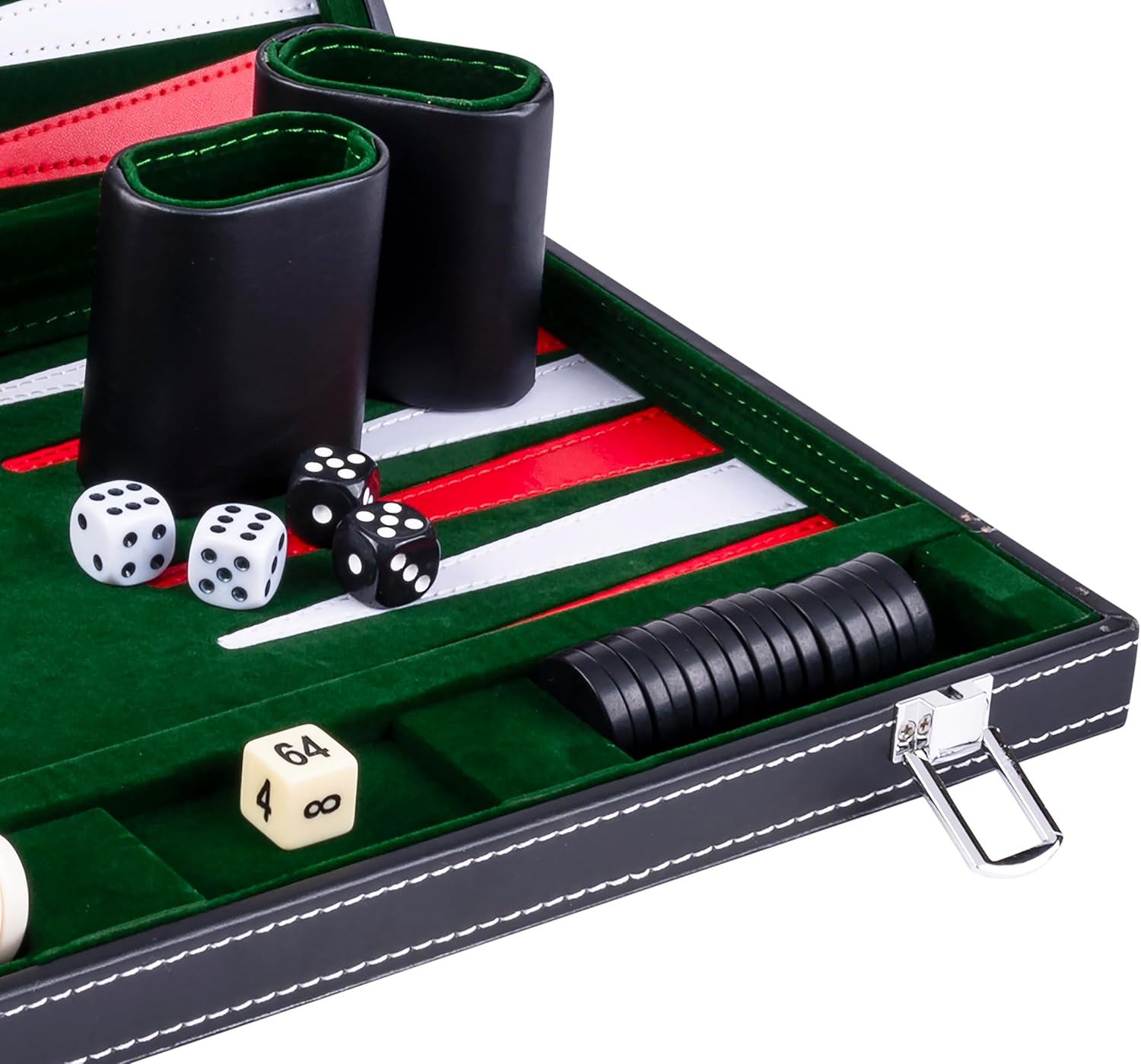 Engelhart Backgammon 15” (38 cm) Similpelle Cucita - immagine 8