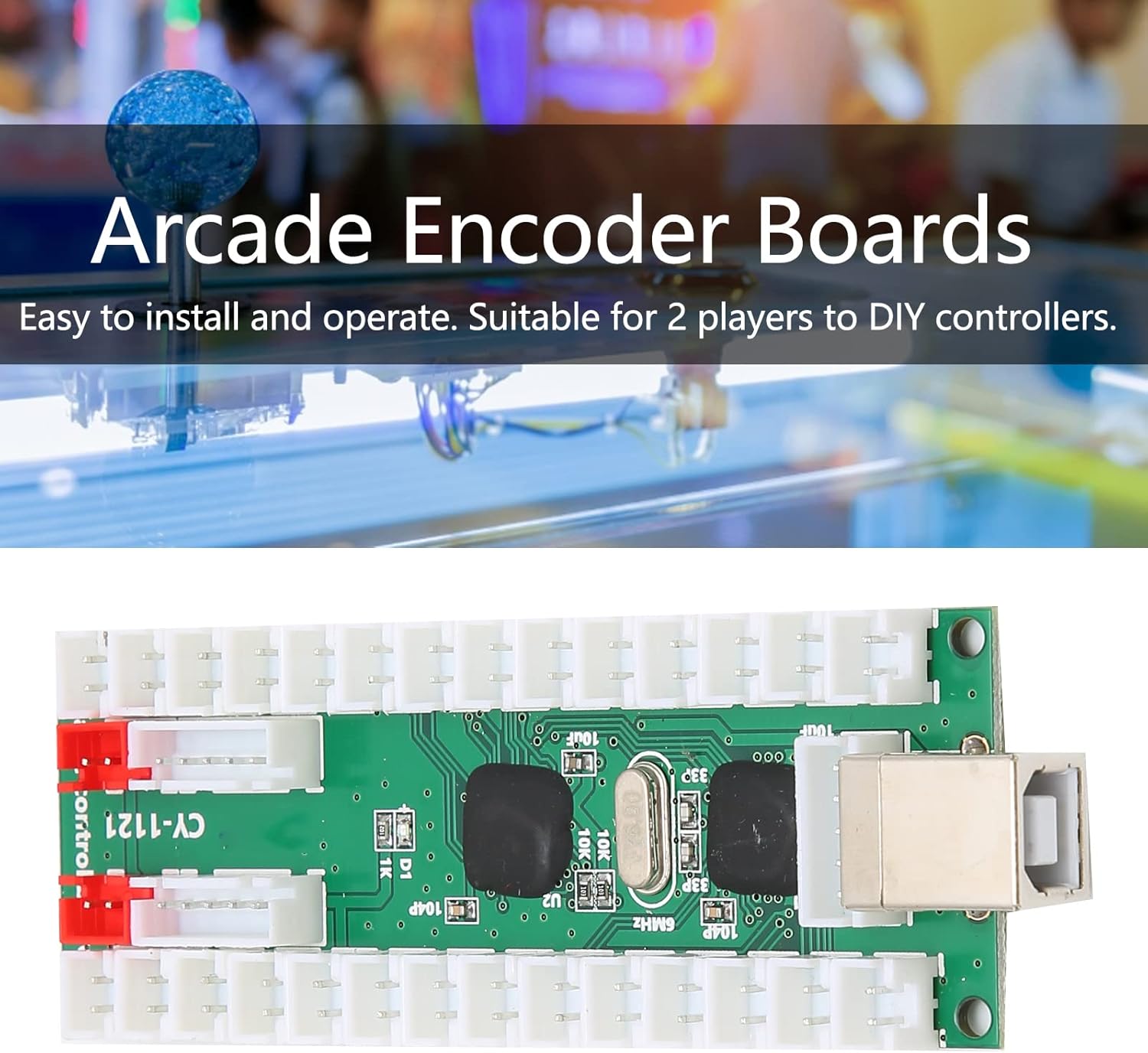 Ashata Scheda Encoder Controller QM070924 USB Zero Delay PC - immagine 2