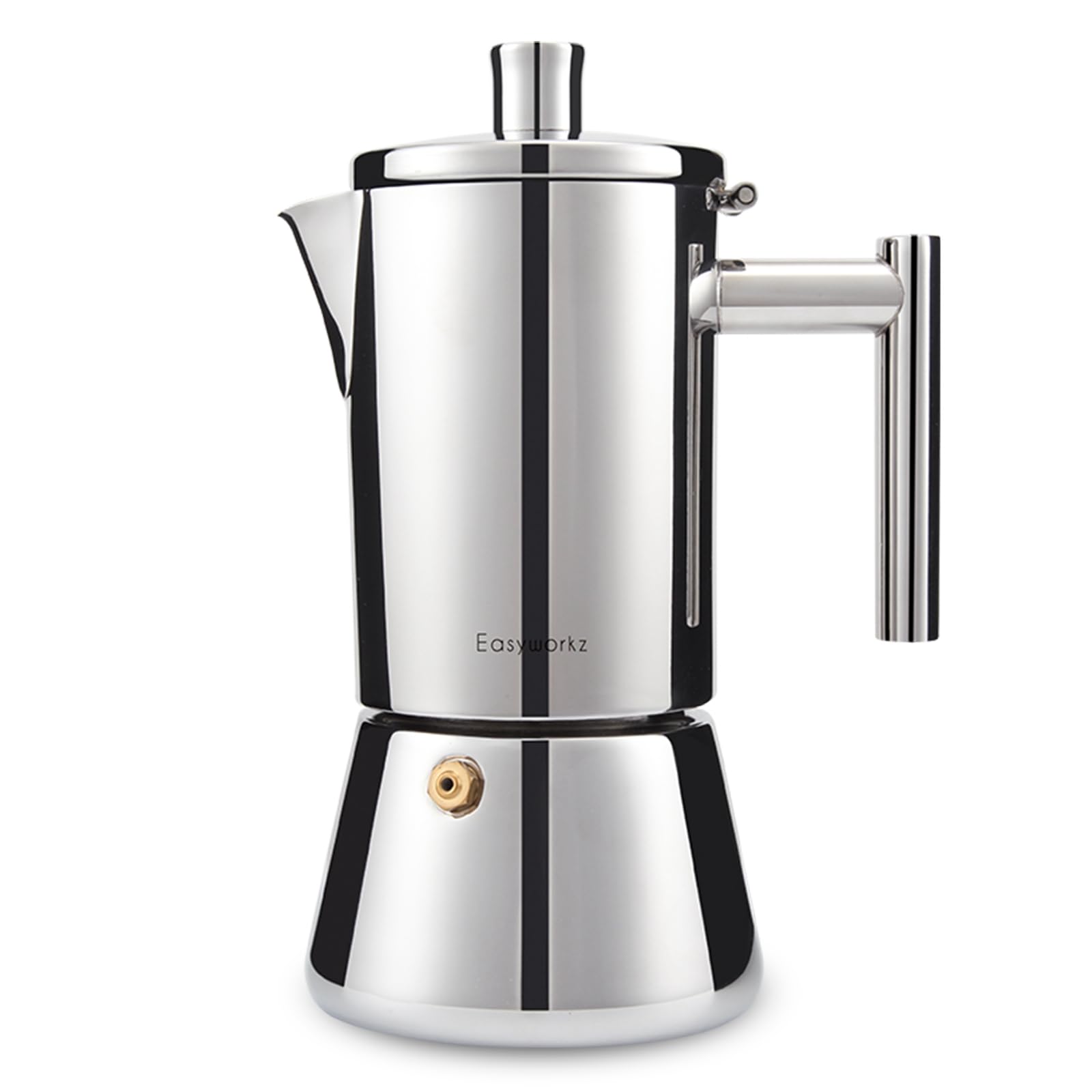 Easyworkz Diego Caffettiera Italiana Acciaio Inox 12 Tazze