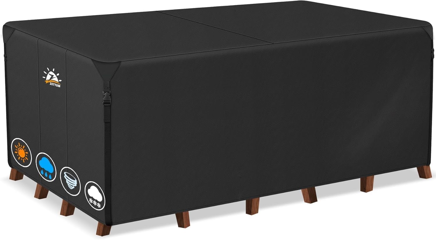 Zettum Copertura Set Arredo Giardino 227x160x73cm