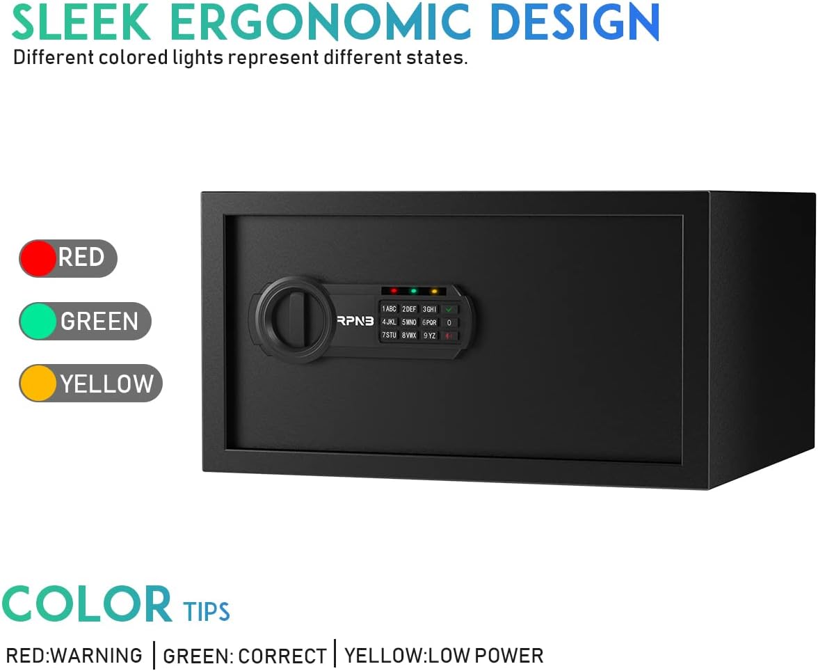 Rpnb Deluxe Cassaforte a Tastiera Numerica 28L - immagine 5