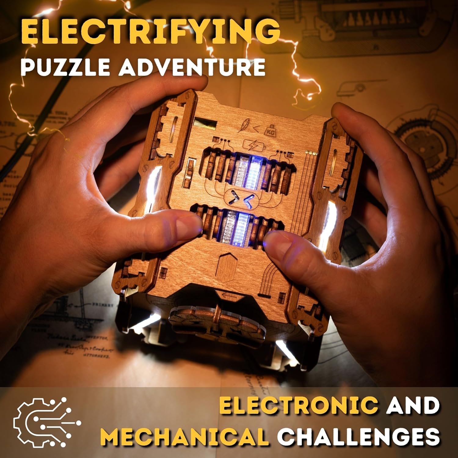 Puzzle Potato Tesla Puzzle Box - Escape Room Elettronico - immagine 2