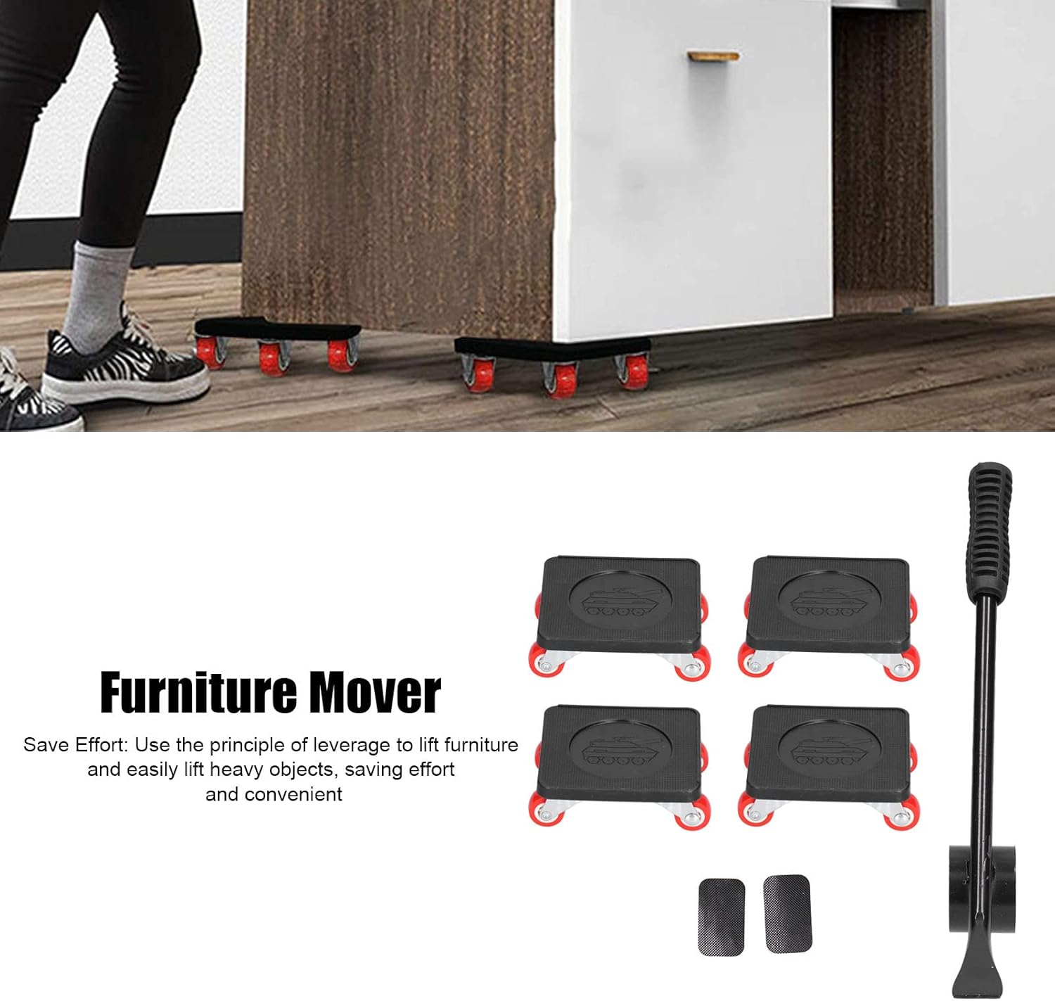 Kit Spostamento e Sollevamento Mobili 1700 libbre - immagine 3