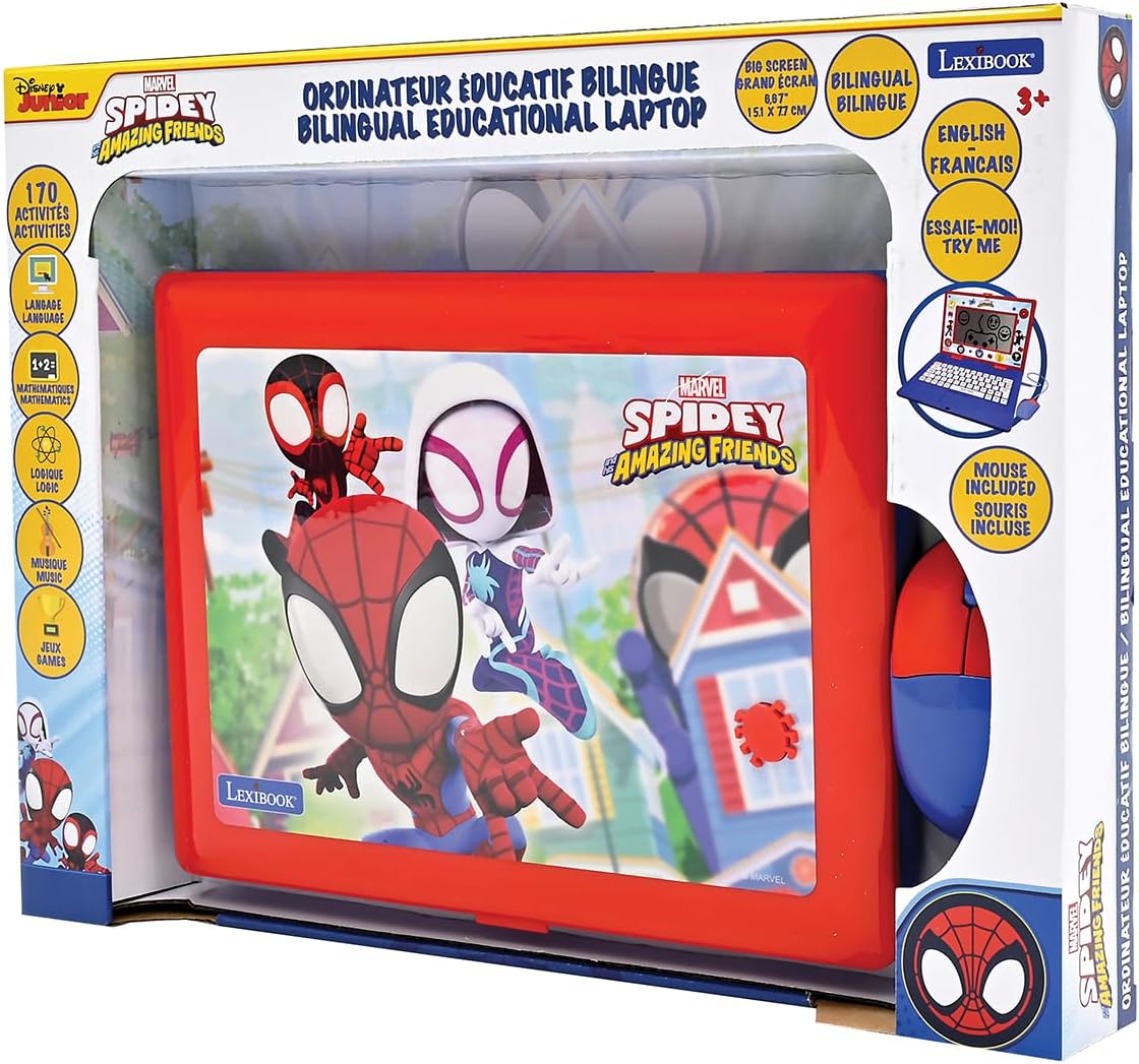Lexibook Spidey Computer Portatile Bilingue Educativo - immagine 5