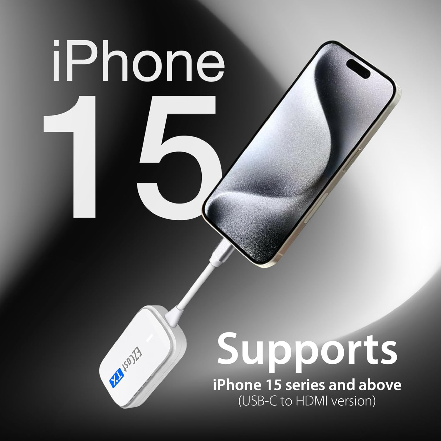 Ezcast Trasmettitore e Ricevitore USB C a HDMI 30m - immagine 2