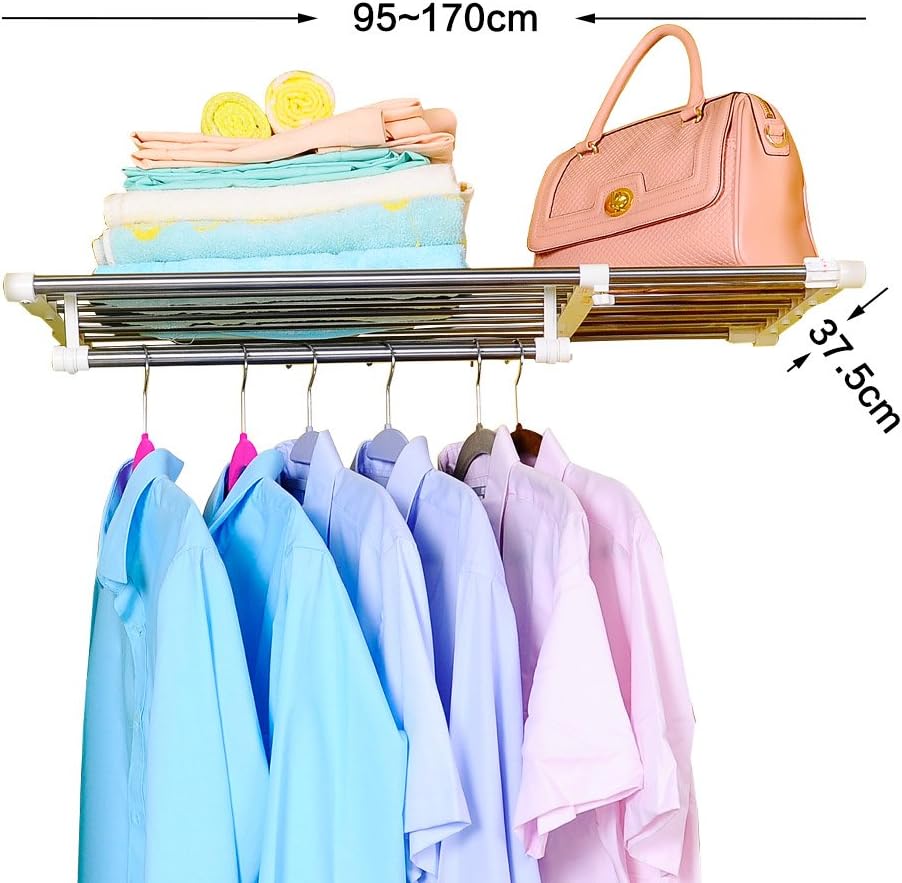 BAOYOUNI Mensola Estensibile per Armadio - immagine 4