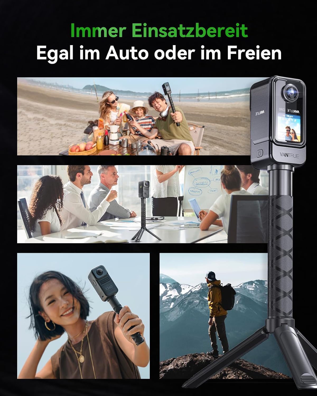 Supporto e Treppiede per Vantrue E360 5.2K Dashcam - immagine 3