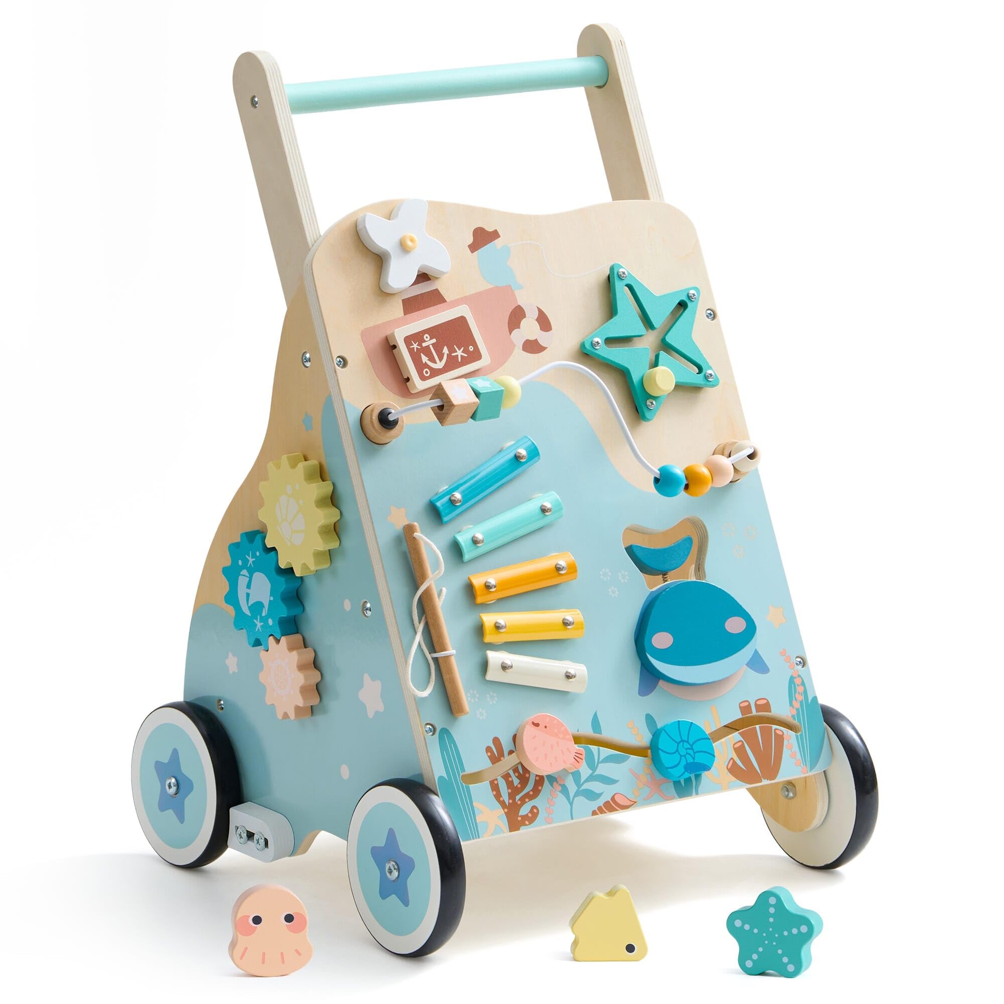 ROBUD Passeggino in legno, per bambini