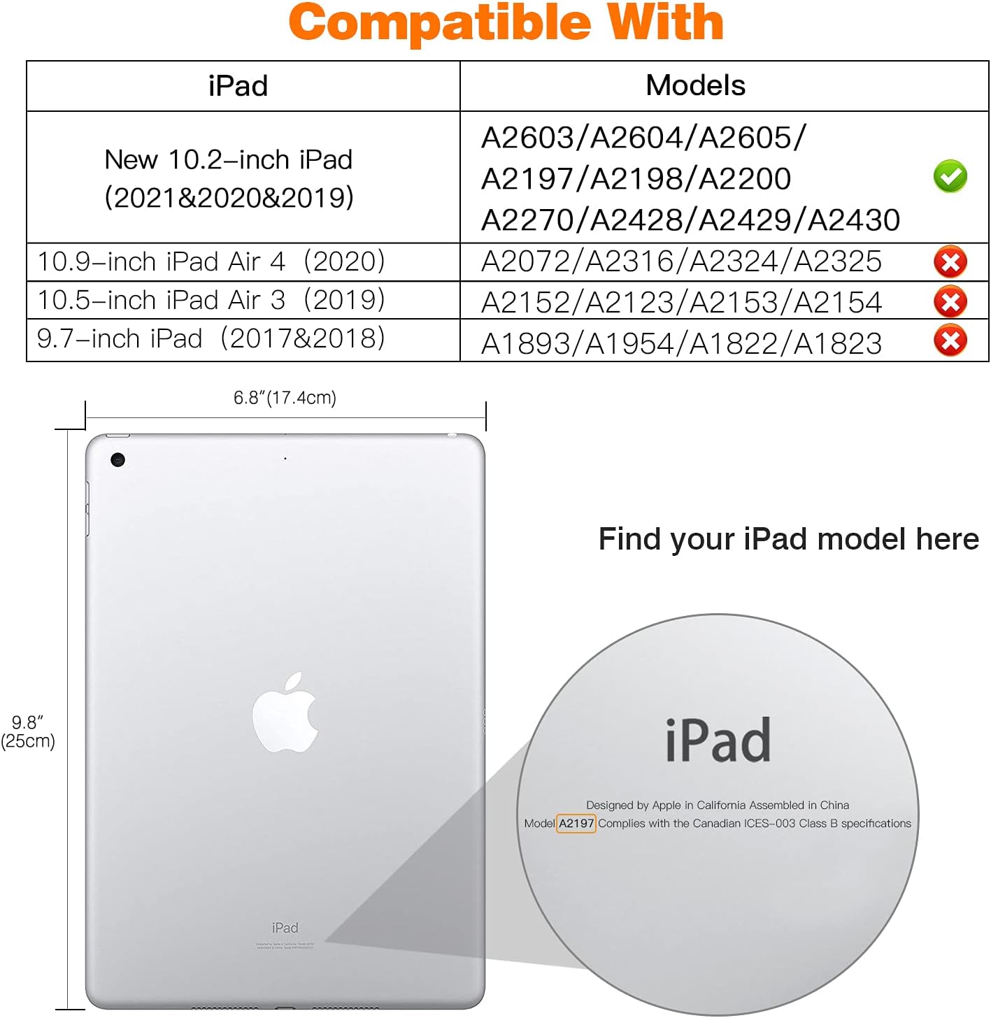 Moko Cover per Nuovo iPad 10.2" (9a/8a/7a Gen) - Oro Rosa - immagine 2