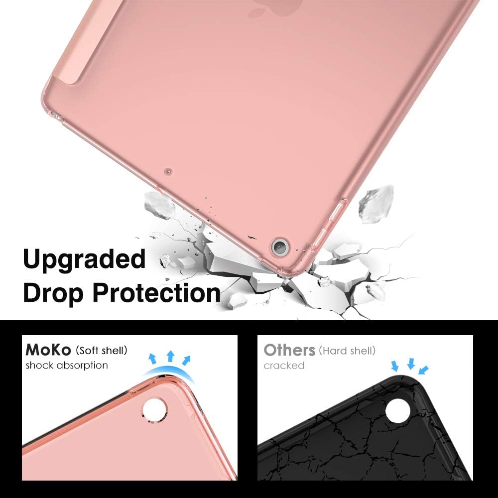 Moko Cover per Nuovo iPad 10.2" (9a/8a/7a Gen) - Oro Rosa - immagine 3