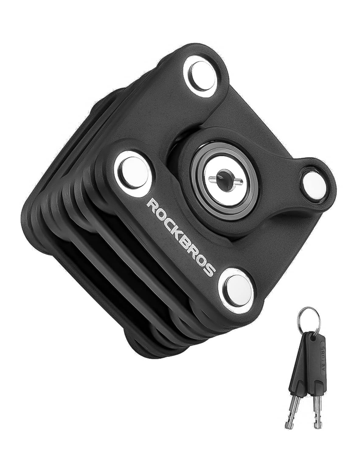 Rockbros Lucchetto Bici Pieghevole con Supporto