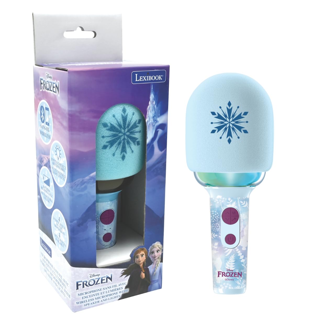 Lexibook MIC280FZ Frozen - Microfono Wireless con Altoparlante