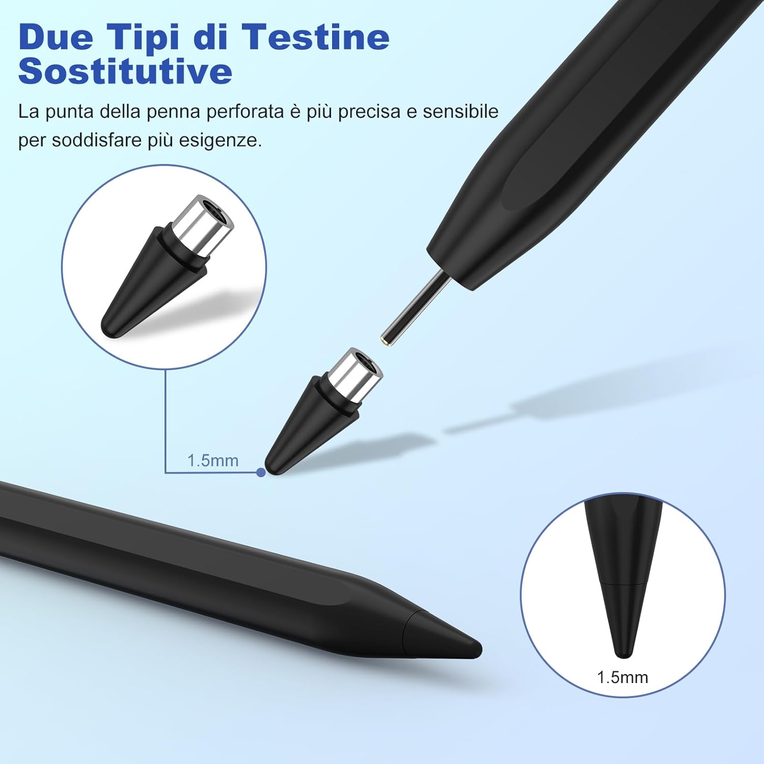 Kbcase Stylus Pen Tablet Android con 3 Punte - immagine 5