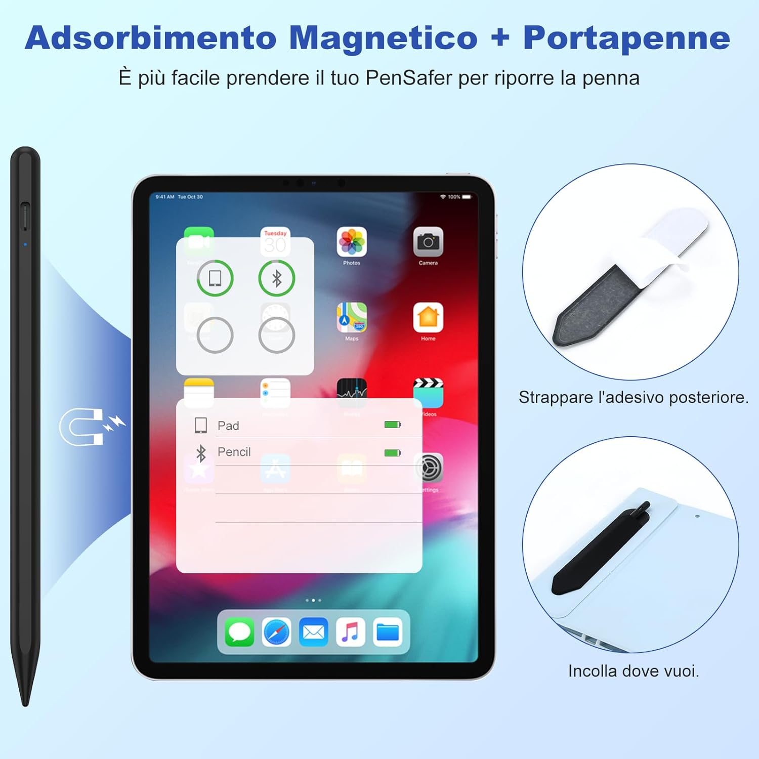 Kbcase Stylus Pen Tablet Android con 3 Punte - immagine 6