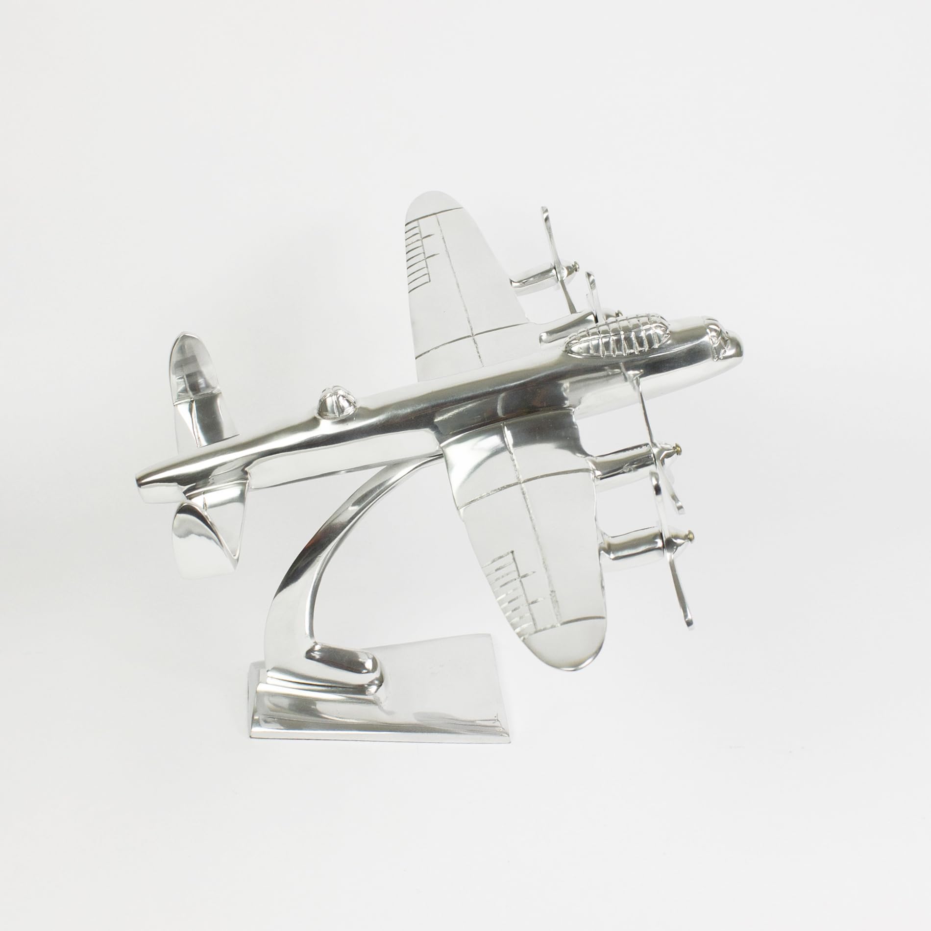 Nauticalia, Scultura Avro Lancaster in alluminio, 30 cm