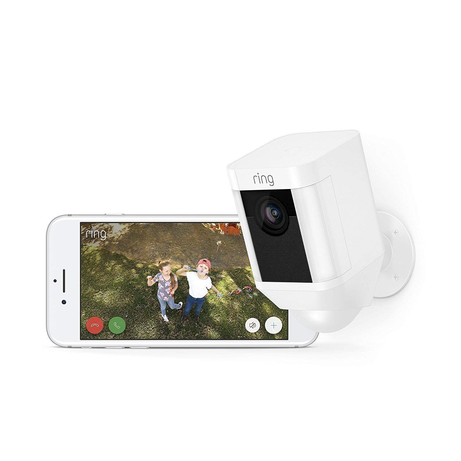 Ring Spotlight Cam Battery - Videocamera Sicurezza HD Ricondizionata - immagine 3