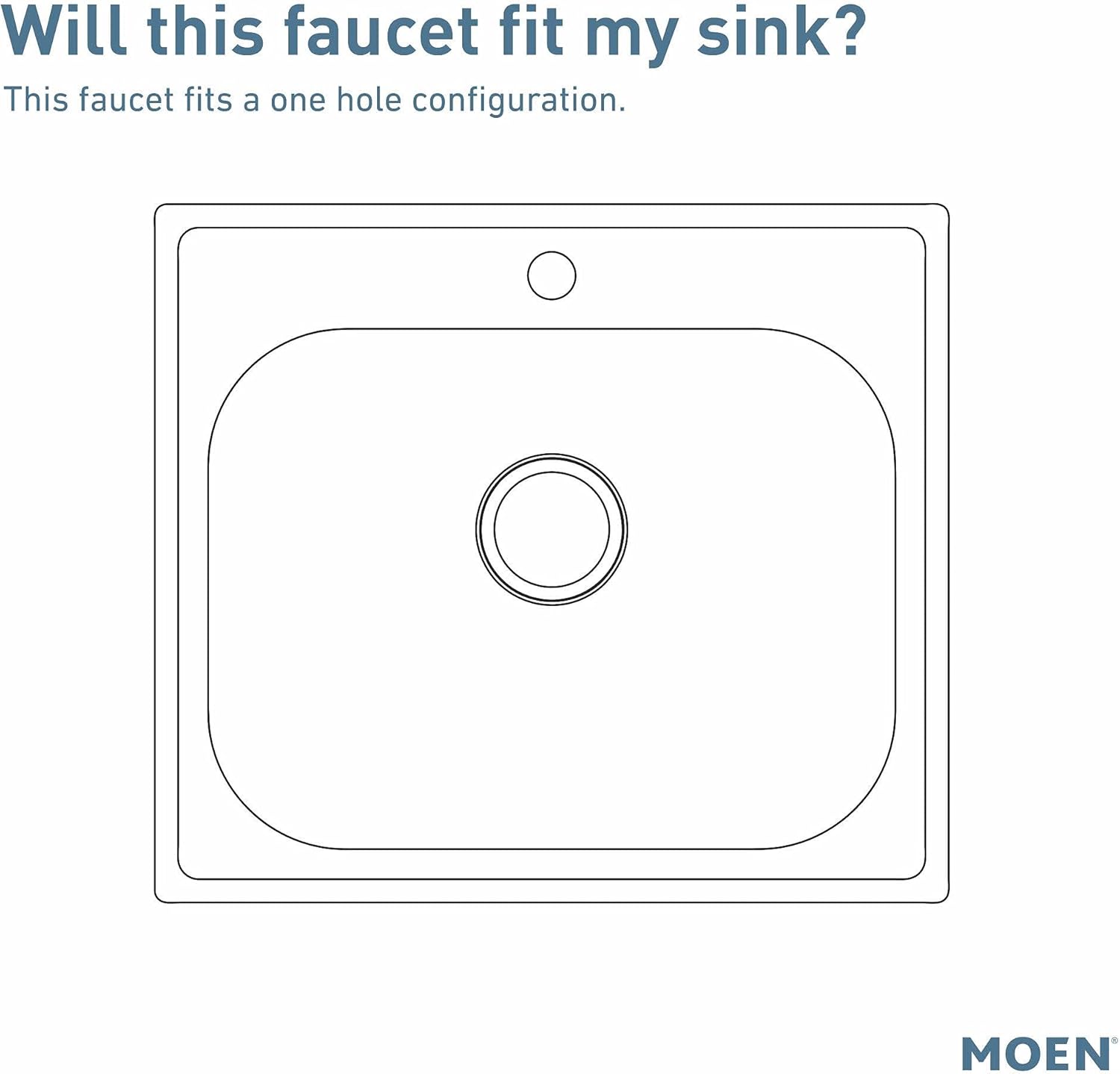 Moen 7423 Chateau one-handle Low ARC Kitchen Faucet, Chrome - immagine 3