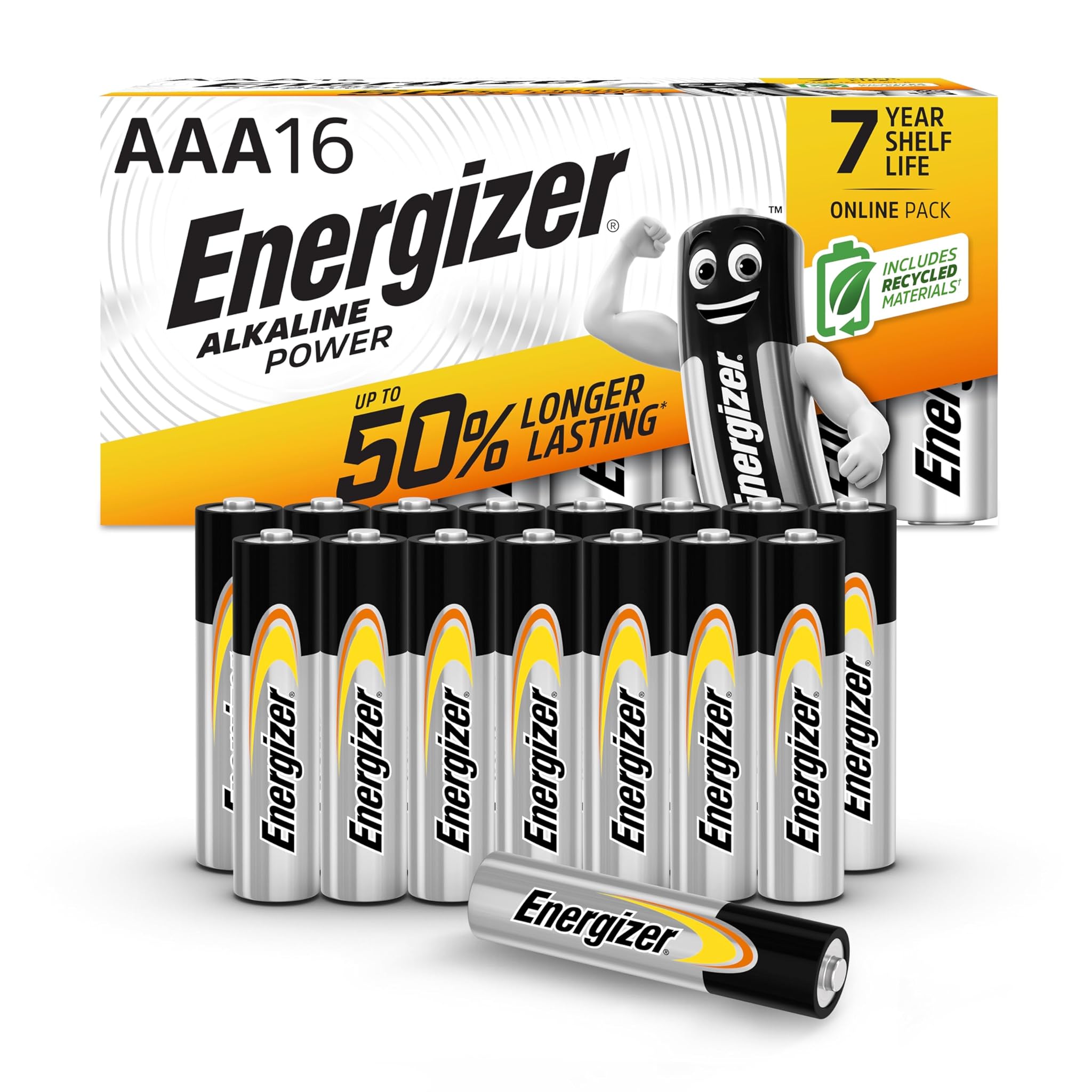 Energizer Alkaline Power - Pile AAA (16 pezzi)